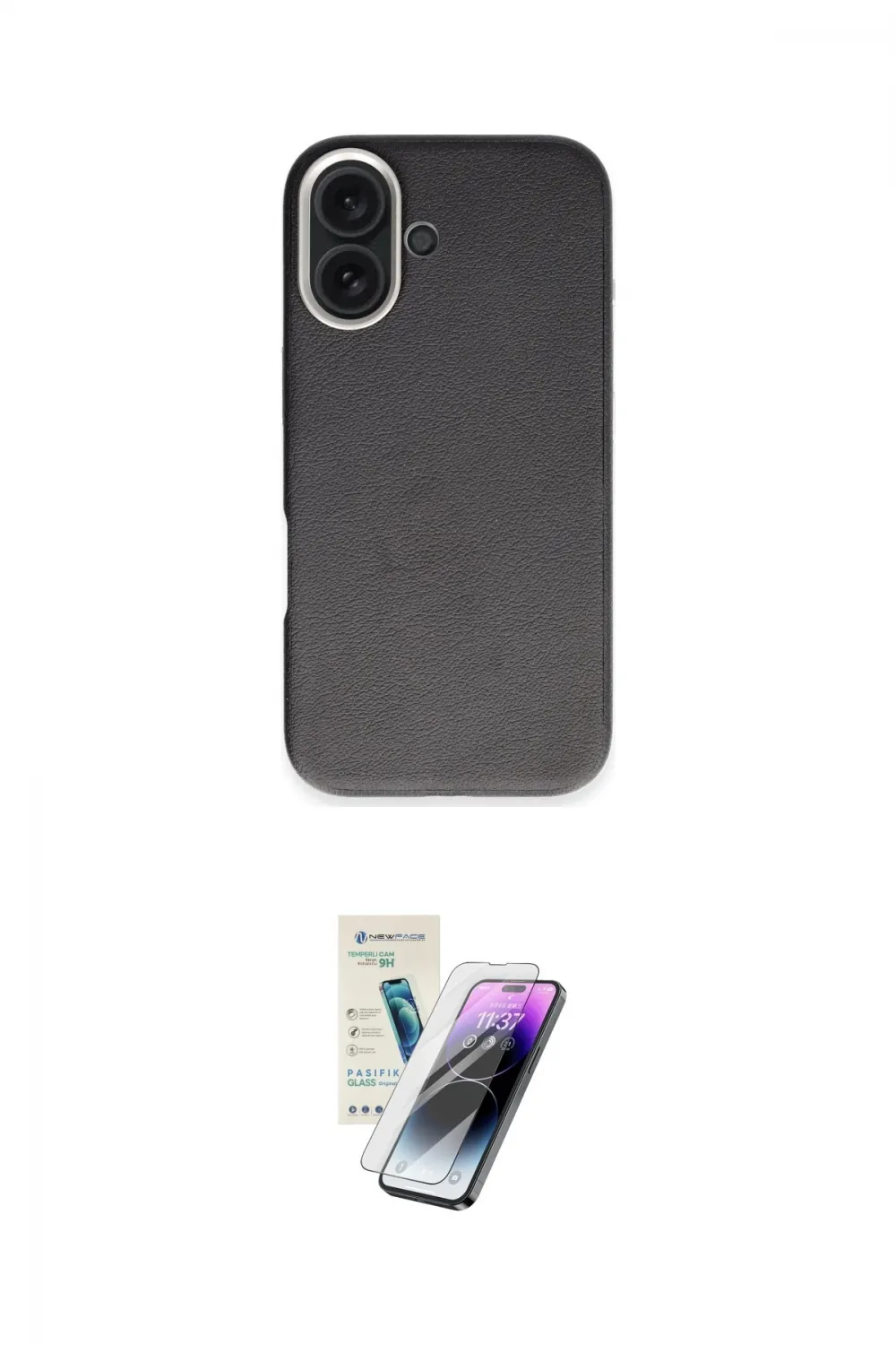 ieg™ iPhone 16 Kılıf Zirve Modern Prime - Şeffaf Pasifik Cam Ekran Koruyucu