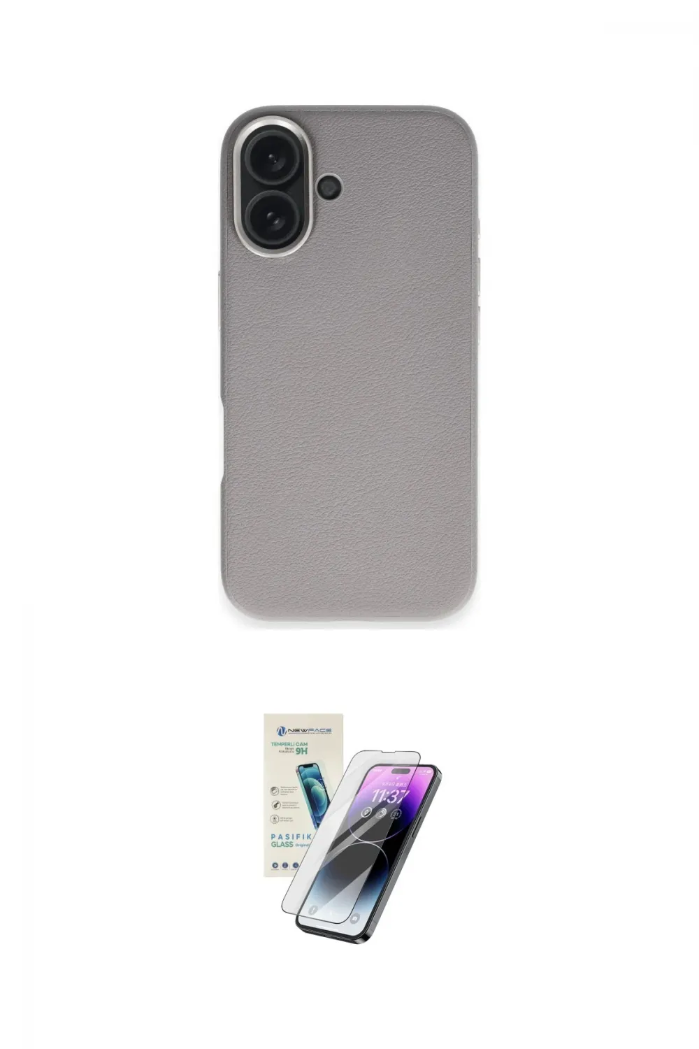 ieg™ iPhone 16 Kılıf Zirve Modern Prime - Şeffaf Pasifik Cam Ekran Koruyucu