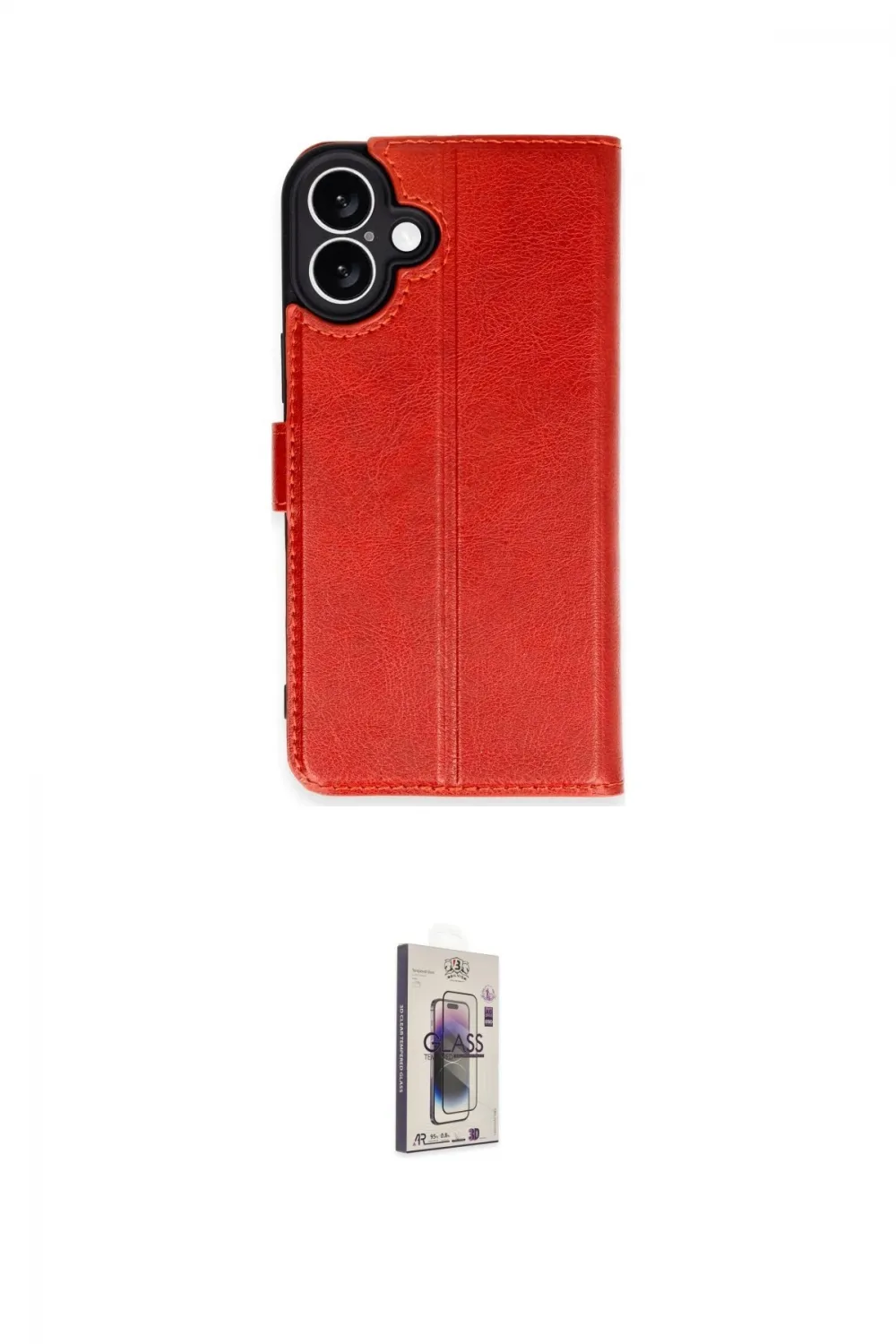 ieg™ iPhone 16 Plus Kılıf Siluet Işık Serisi - Siyah Bilvis 3D Cam Ekran Koruyucu