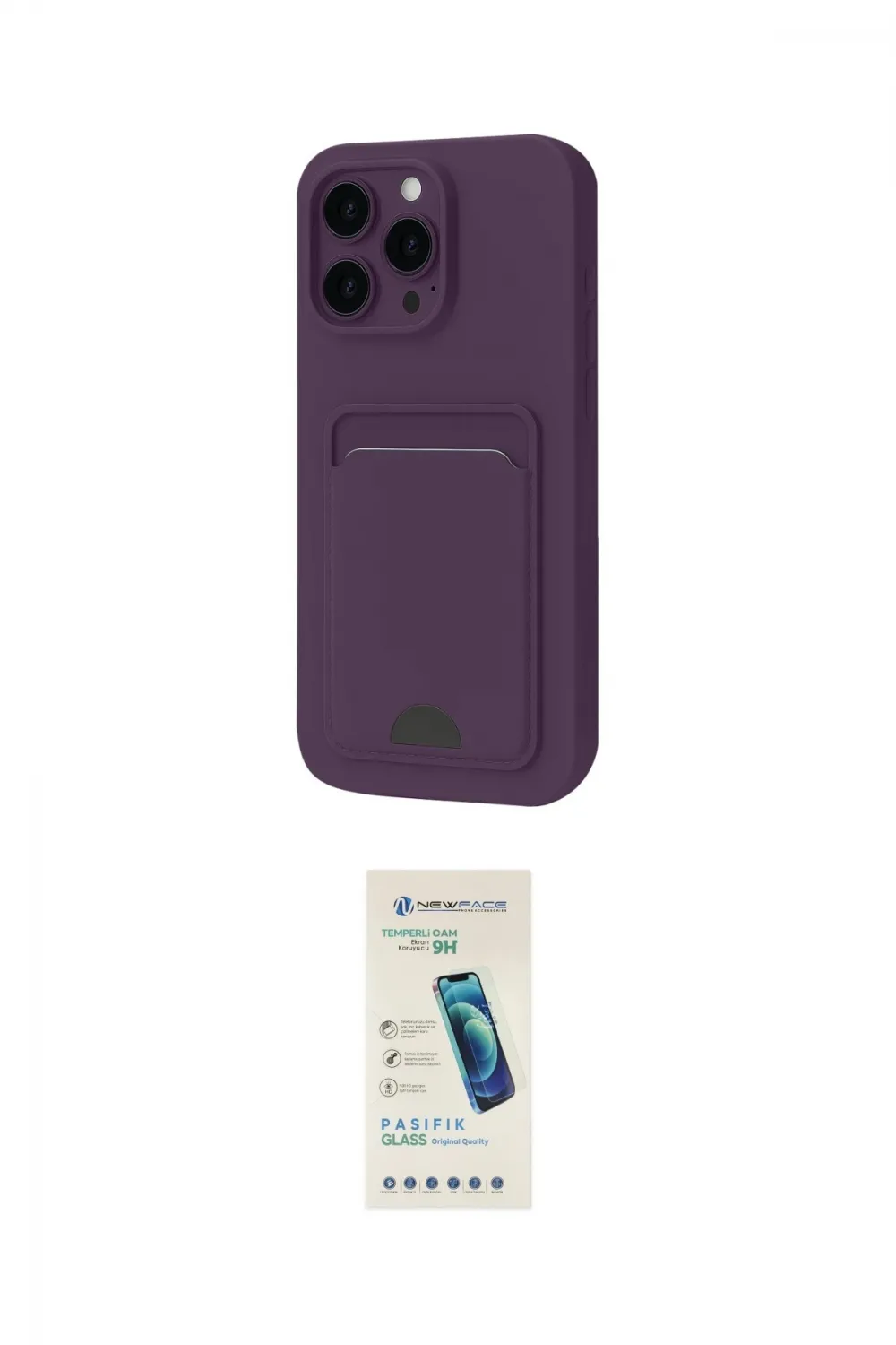 ieg™ iPhone 16 Plus Kılıf Vadi Çizgi Prime - Şeffaf Pasifik Cam Ekran Koruyucu