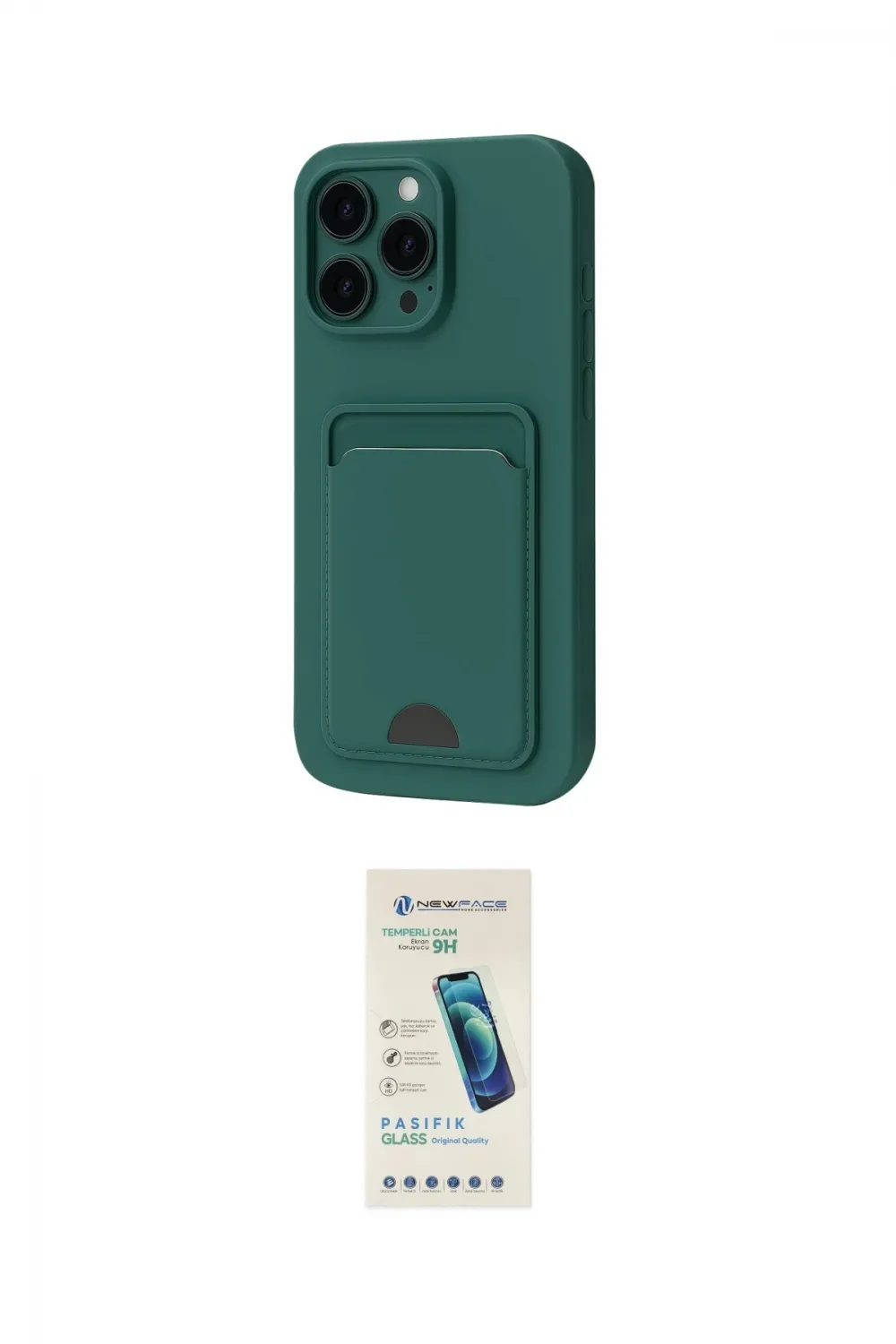ieg™ iPhone 16 Plus Kılıf Vadi Çizgi Prime - Şeffaf Pasifik Cam Ekran Koruyucu