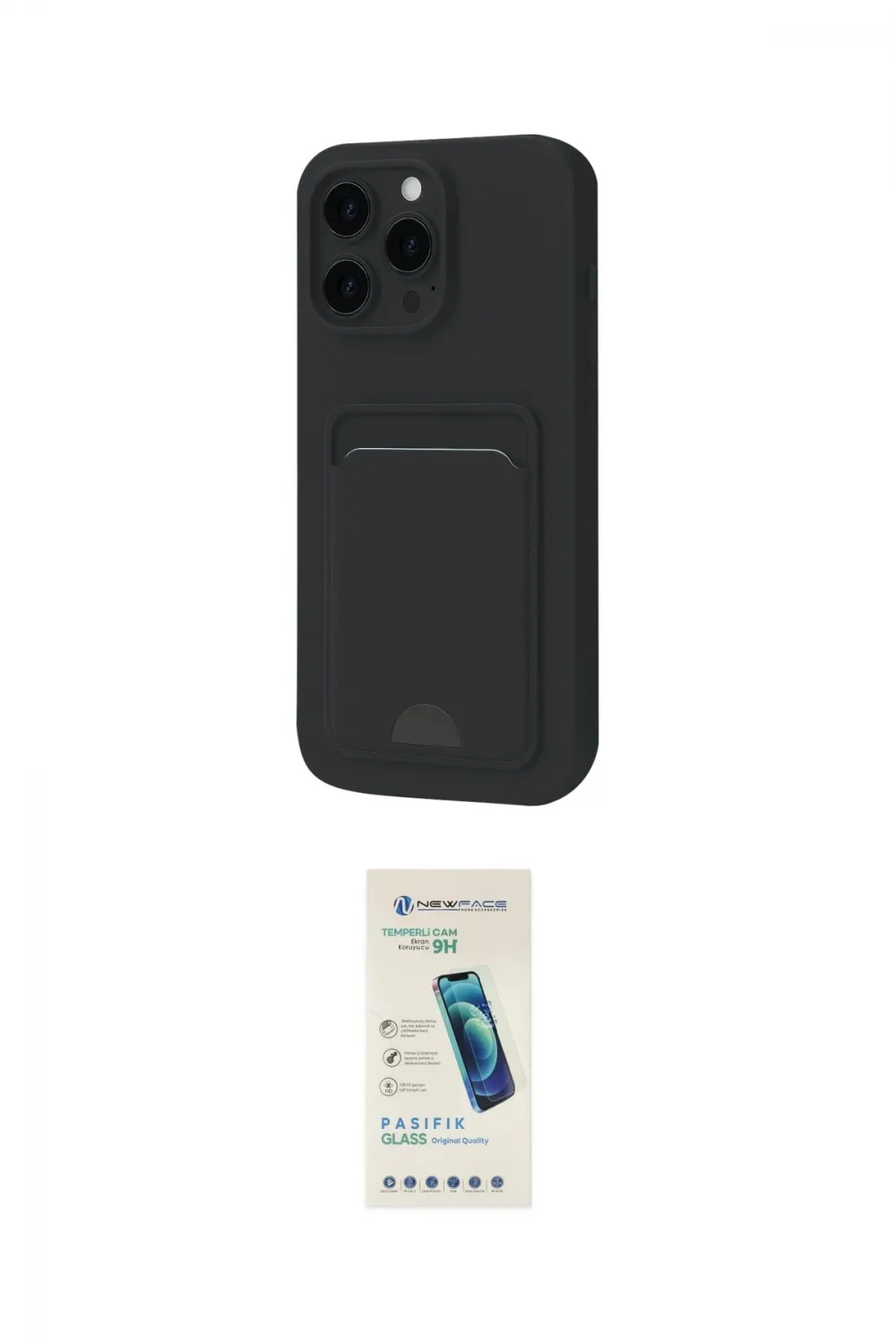 ieg™ iPhone 16 Plus Kılıf Vadi Çizgi Prime - Şeffaf Pasifik Cam Ekran Koruyucu
