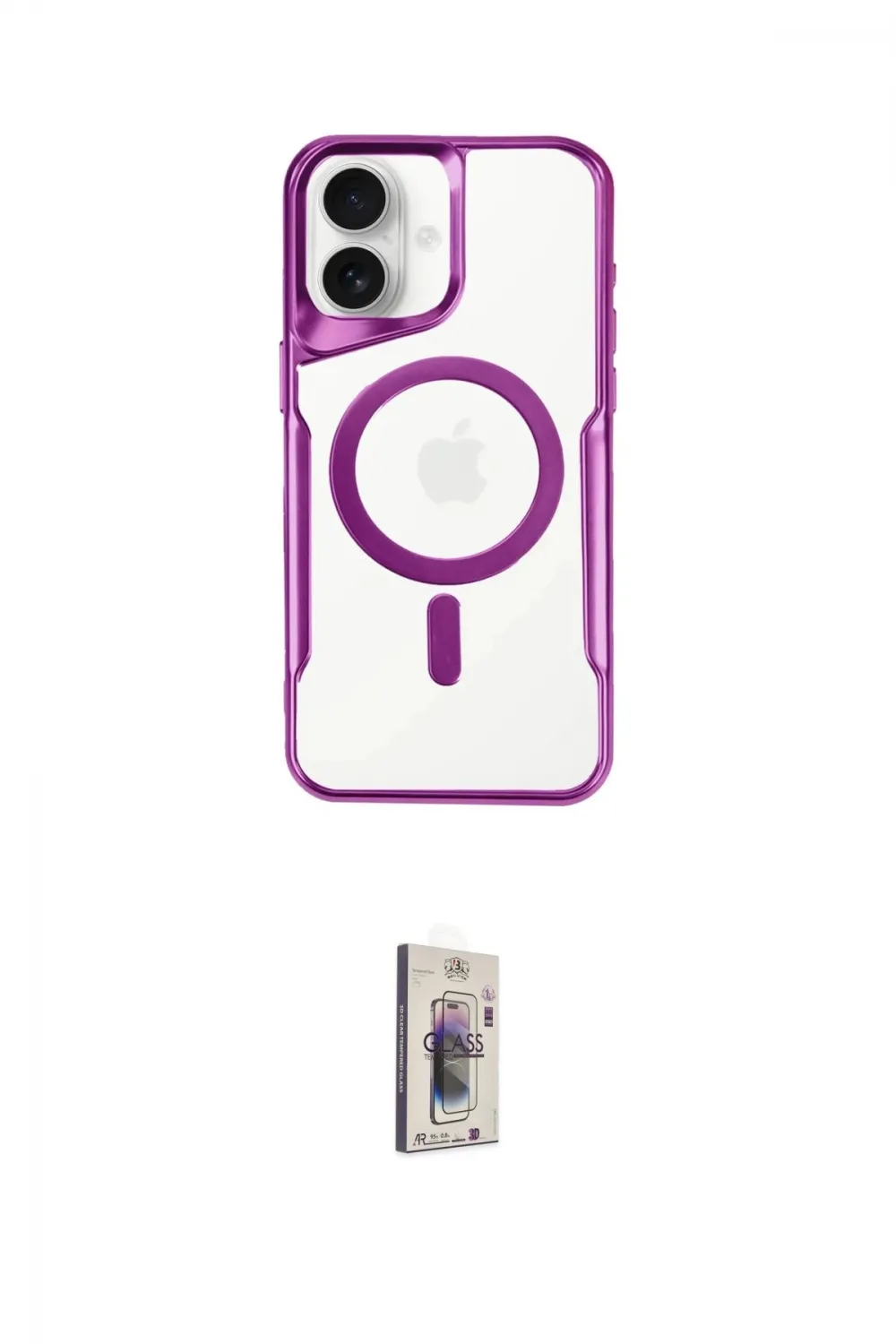 ieg™ iPhone 16 Plus Kılıf Yadigar Klasik Özel Seri - Siyah Bilvis 3D Cam Ekran Koruyucu
