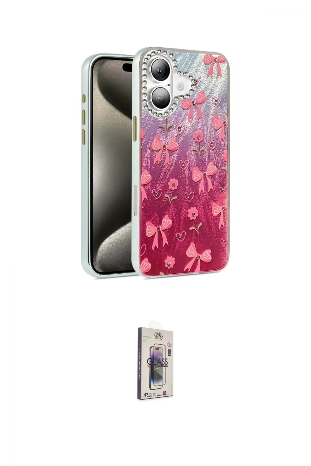ieg™ iPhone 16 Plus Kılıf Zirve Modern Prime - Siyah Bilvis 3D Cam Ekran Koruyucu