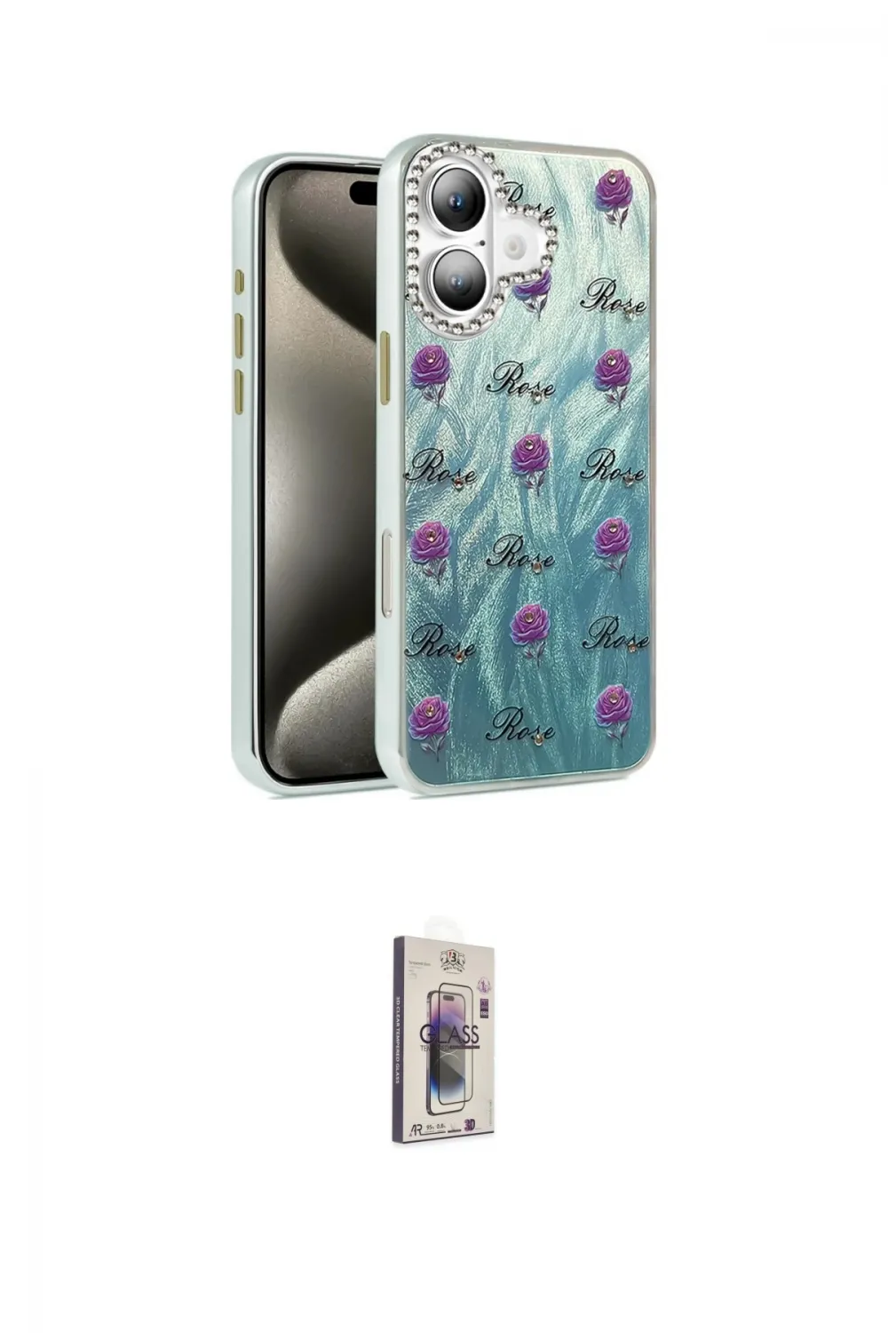 ieg™ iPhone 16 Plus Kılıf Zirve Modern Prime - Siyah Bilvis 3D Cam Ekran Koruyucu