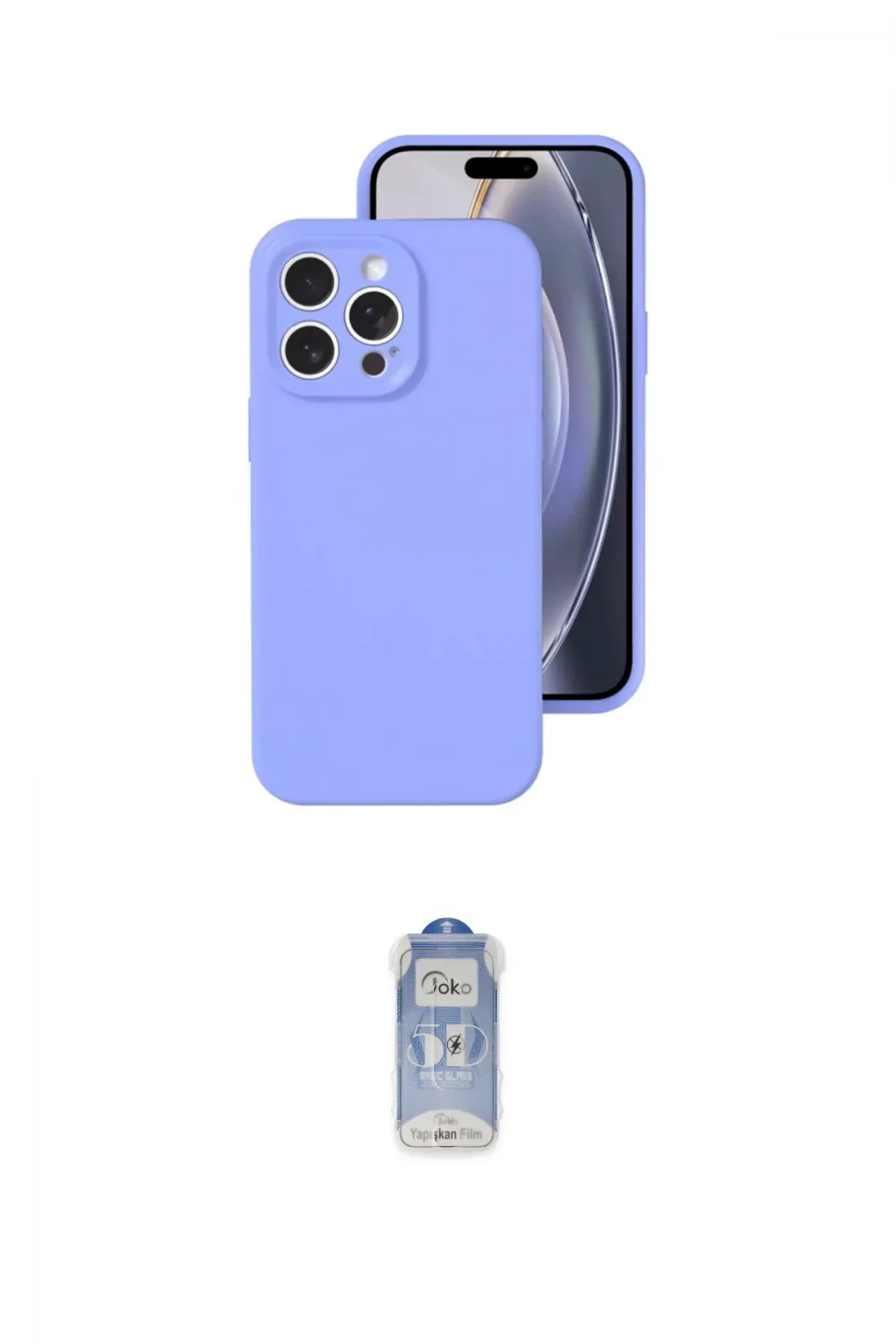 ieg™ iPhone 16 Pro Kılıf Ahenk Serisi - Siyah Joko Magic 5D Cam