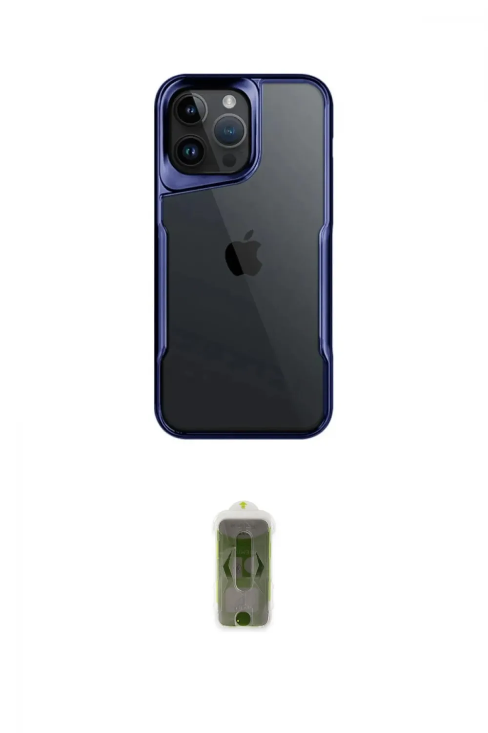ieg™ iPhone 16 Pro Kılıf Akış Çizgi Koleksiyonu - Siyah Joko Magic 5D Hayalet Cam