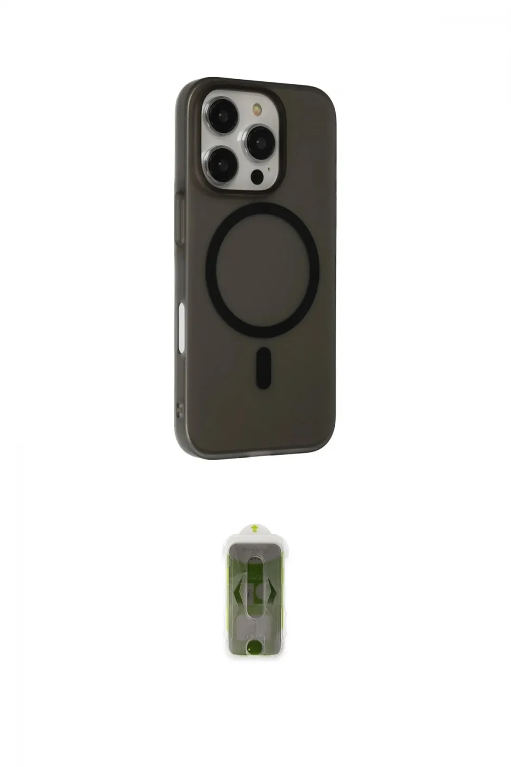 ieg™ iPhone 16 Pro Kılıf Çekirdek Modern Prime - Siyah Joko Magic 5D Hayalet Cam