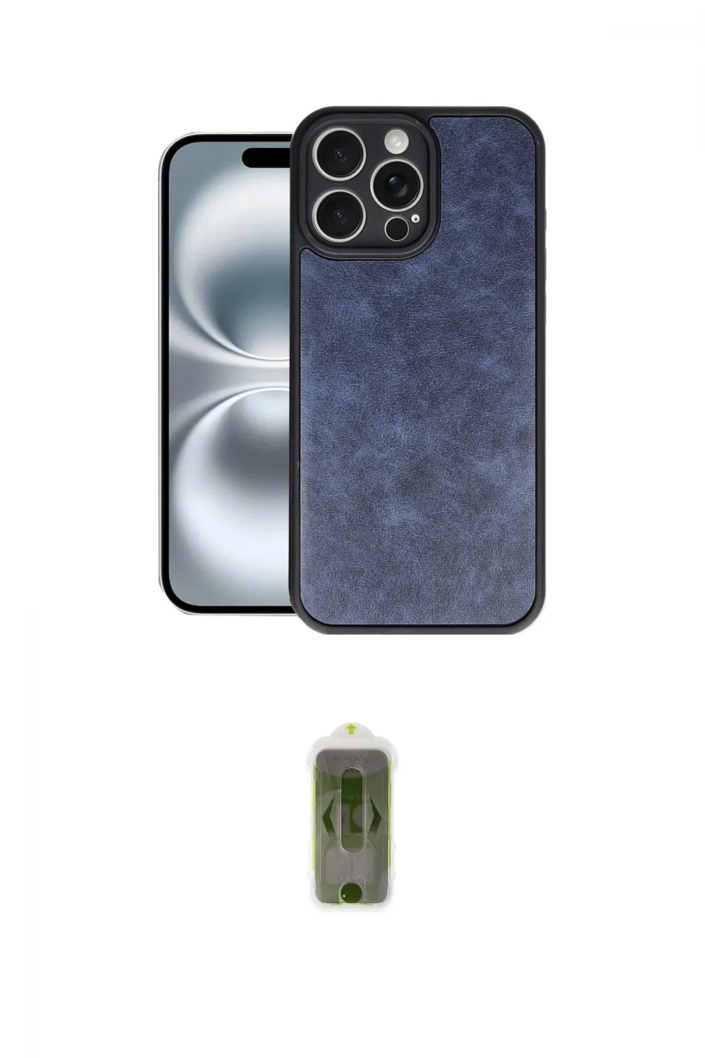 ieg™ iPhone 16 Pro Kılıf Kıvılcım Işık Serisi - Siyah Joko Magic 5D Hayalet Cam