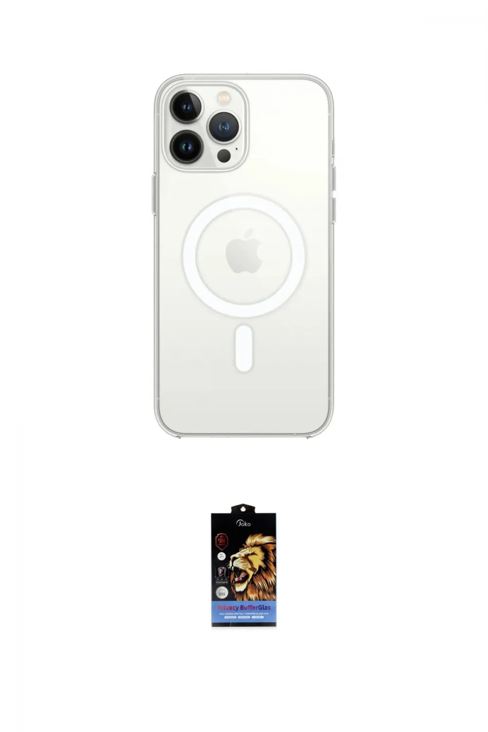 ieg™ iPhone 16 Pro Kılıf Kutup Klasik Serisi - Siyah Buffer Hayalet Cam Ekran Koruyucu
