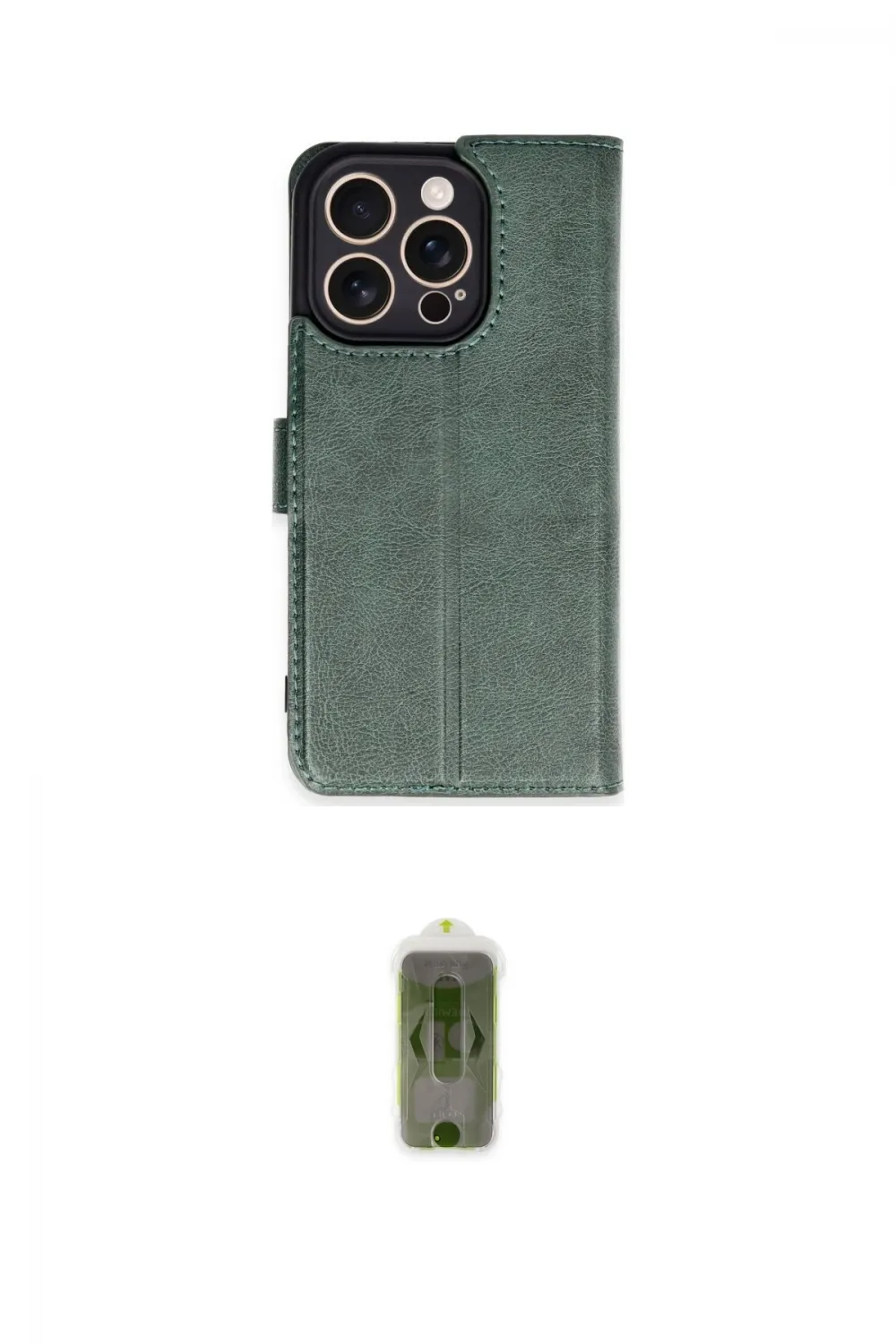 ieg™ iPhone 16 Pro Kılıf Siluet Işık Serisi - Siyah Joko Magic 5D Hayalet Cam