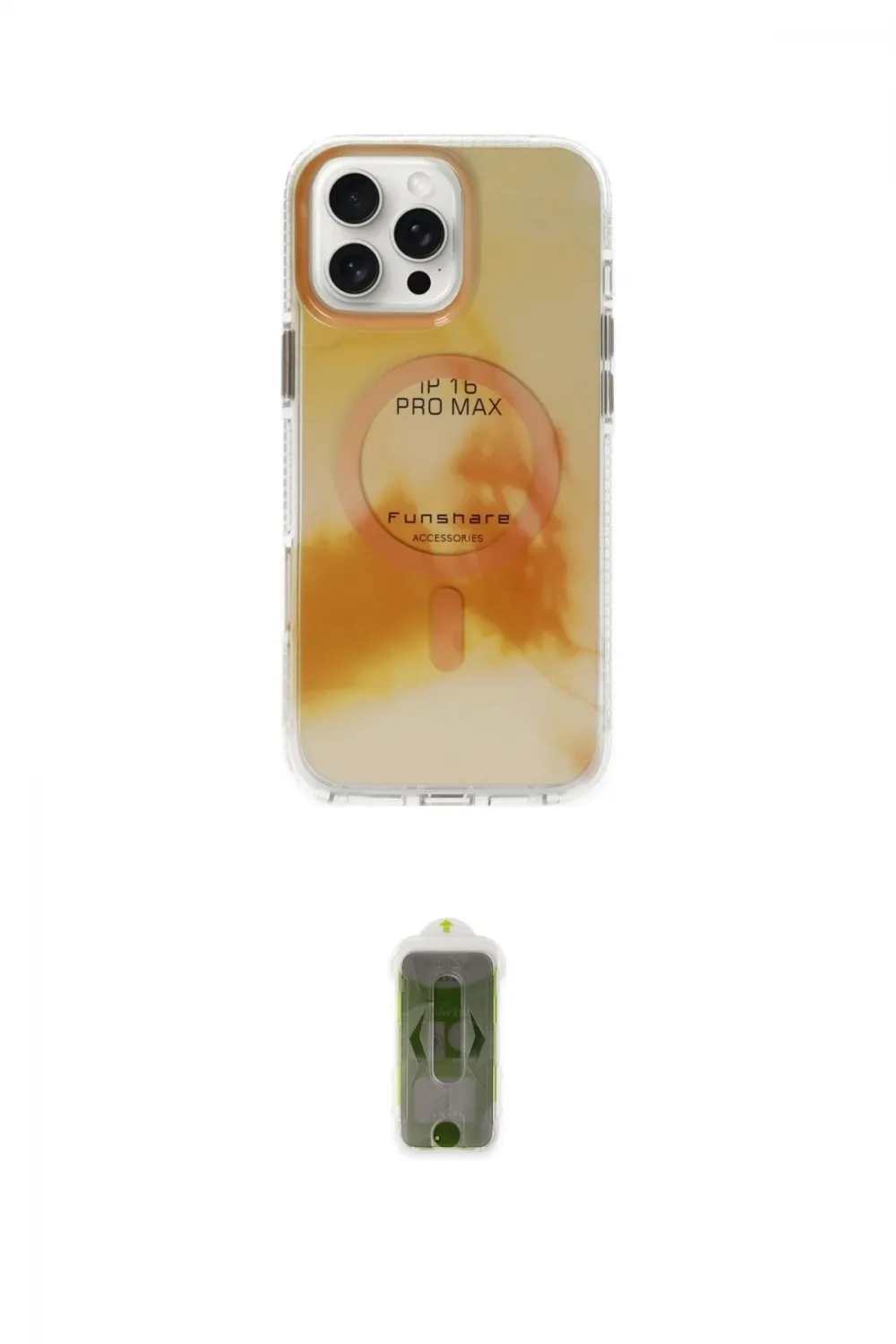 ieg™ iPhone 16 Pro Kılıf Ufuk Doku Prime - Siyah Joko Magic 5D Hayalet Cam