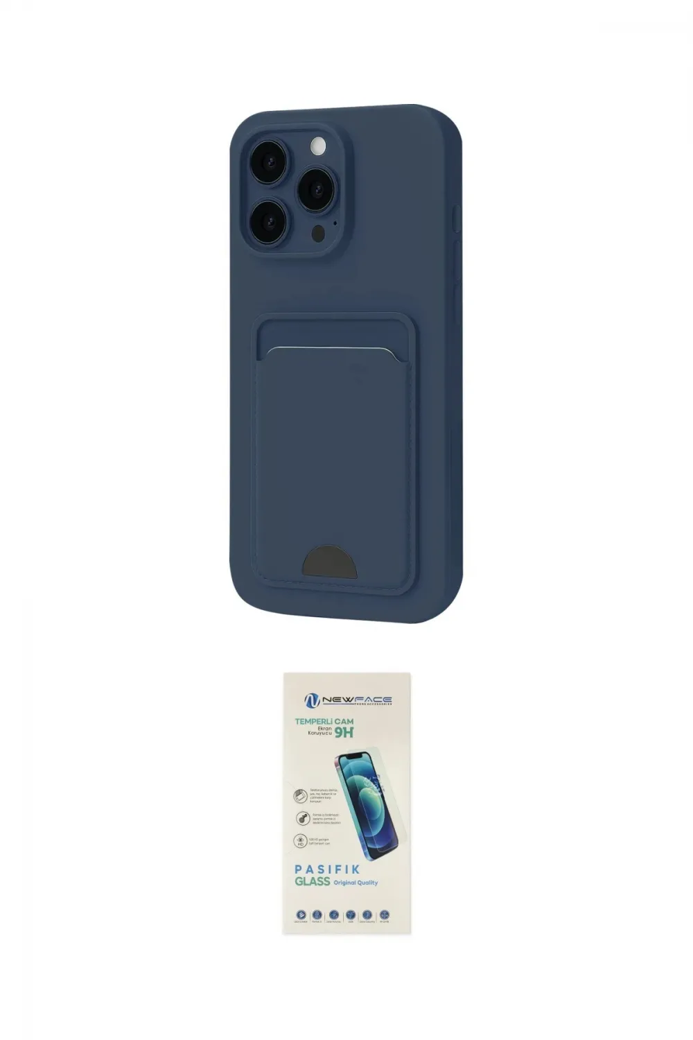 ieg™ iPhone 16 Pro Kılıf Vadi Çizgi Prime - Şeffaf Pasifik Cam Ekran Koruyucu