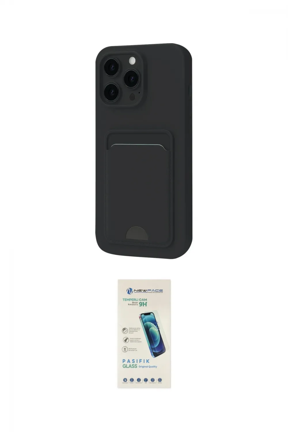 ieg™ iPhone 16 Pro Kılıf Vadi Çizgi Prime - Şeffaf Pasifik Cam Ekran Koruyucu