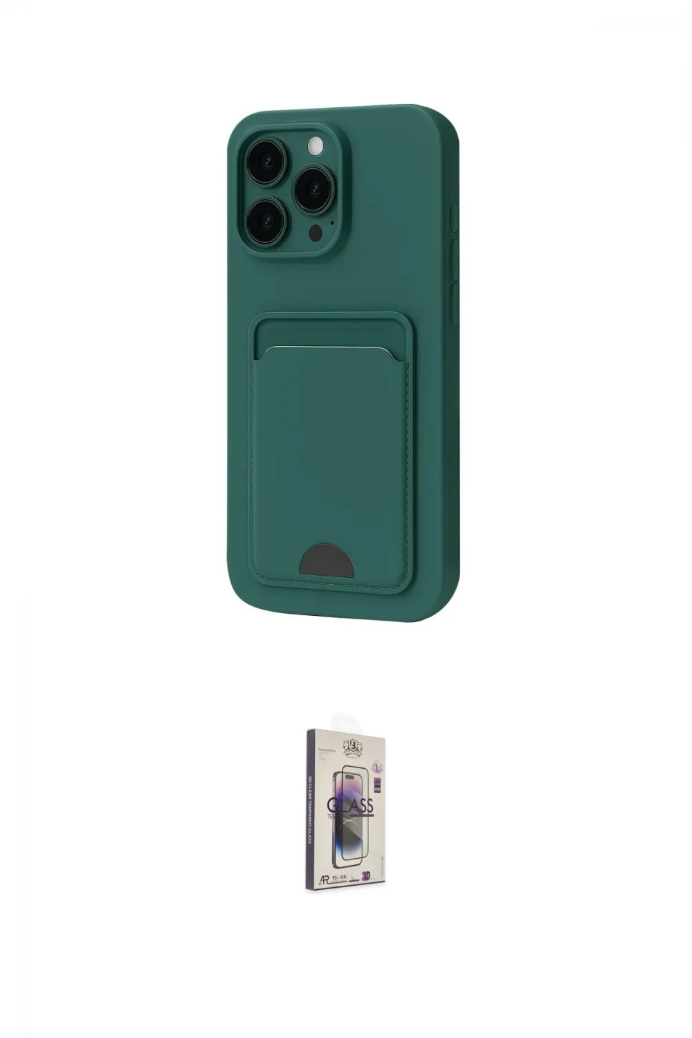 ieg™ iPhone 16 Pro Kılıf Vadi Çizgi Prime - Siyah Bilvis 3D Cam Ekran Koruyucu