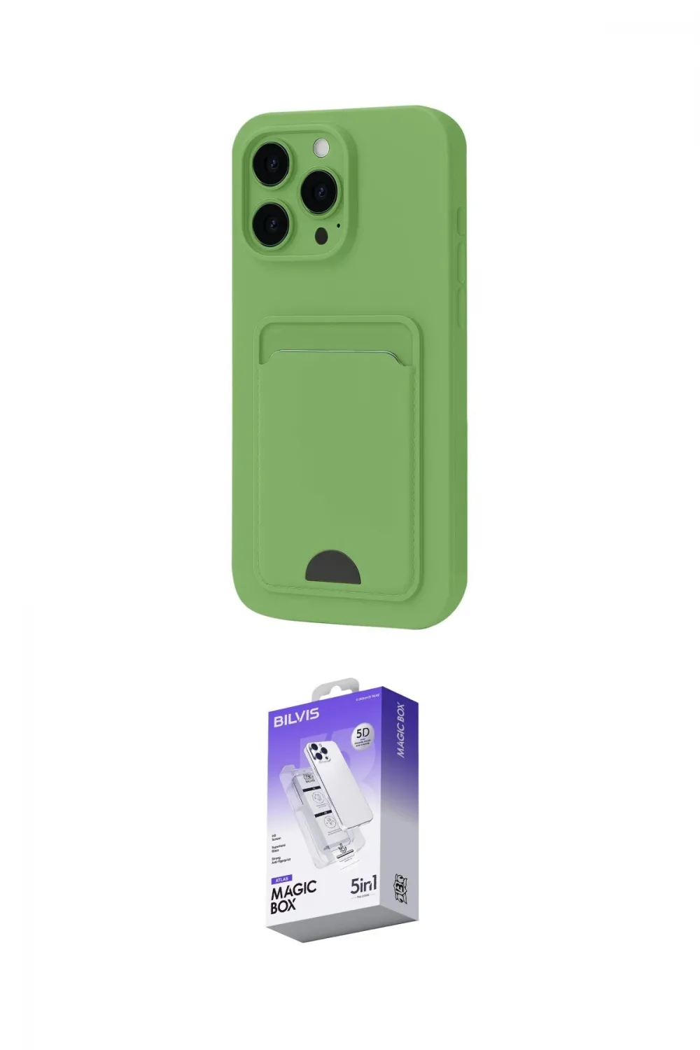 ieg™ iPhone 16 Pro Kılıf Vadi Çizgi Prime - Siyah Bilvis 5in1 3D Magic Cam Ekran Koruyucu