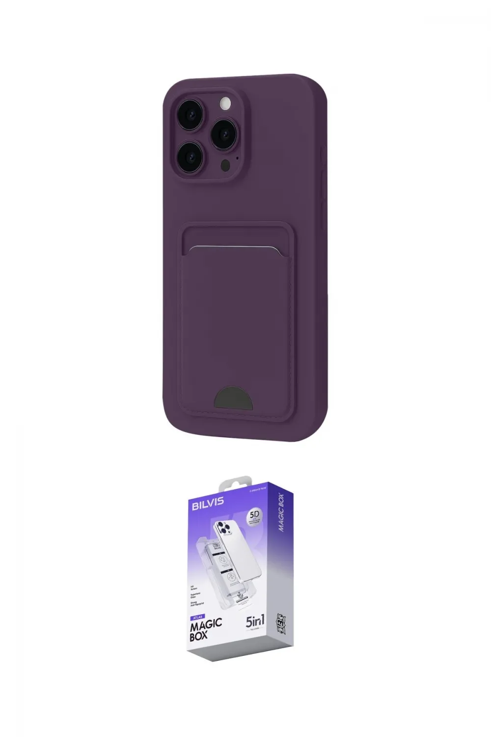 ieg™ iPhone 16 Pro Kılıf Vadi Çizgi Prime - Siyah Bilvis 5in1 3D Magic Cam Ekran Koruyucu