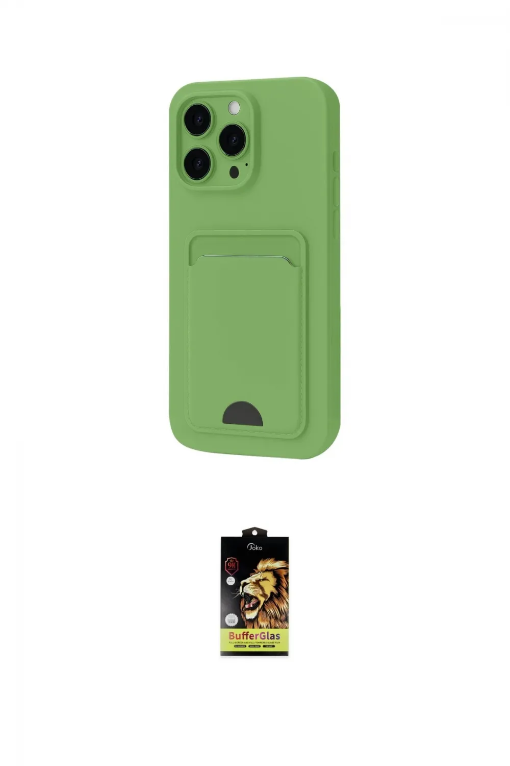 ieg™ iPhone 16 Pro Kılıf Vadi Çizgi Prime - Siyah Buffer Cam Ekran Koruyucu