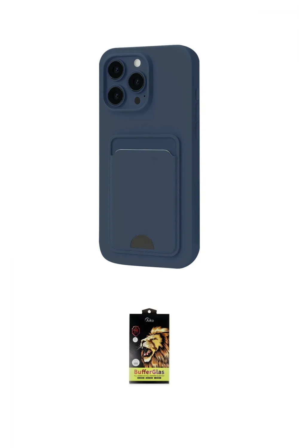 ieg™ iPhone 16 Pro Kılıf Vadi Çizgi Prime - Siyah Buffer Cam Ekran Koruyucu