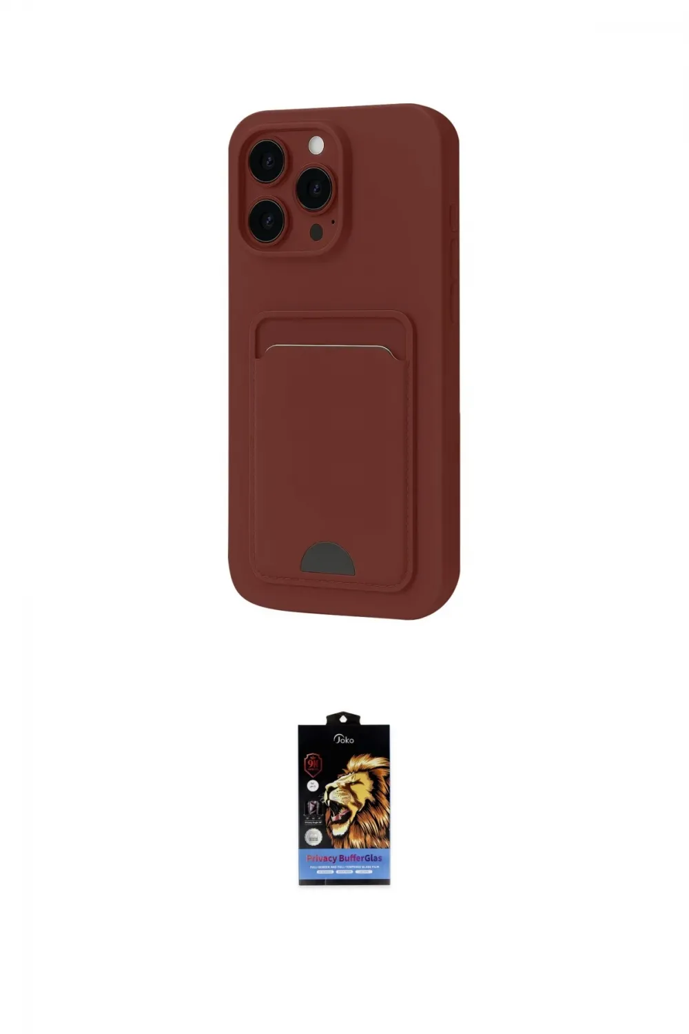 ieg™ iPhone 16 Pro Kılıf Vadi Çizgi Prime - Siyah Buffer Hayalet Cam Ekran Koruyucu