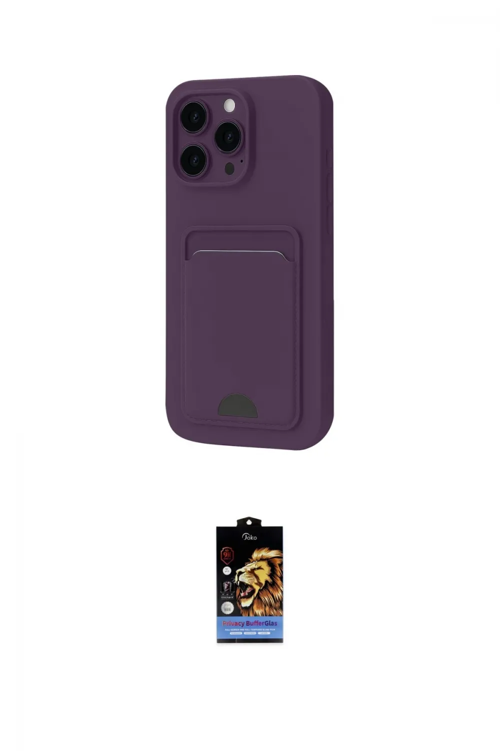 ieg™ iPhone 16 Pro Kılıf Vadi Çizgi Prime - Siyah Buffer Hayalet Cam Ekran Koruyucu