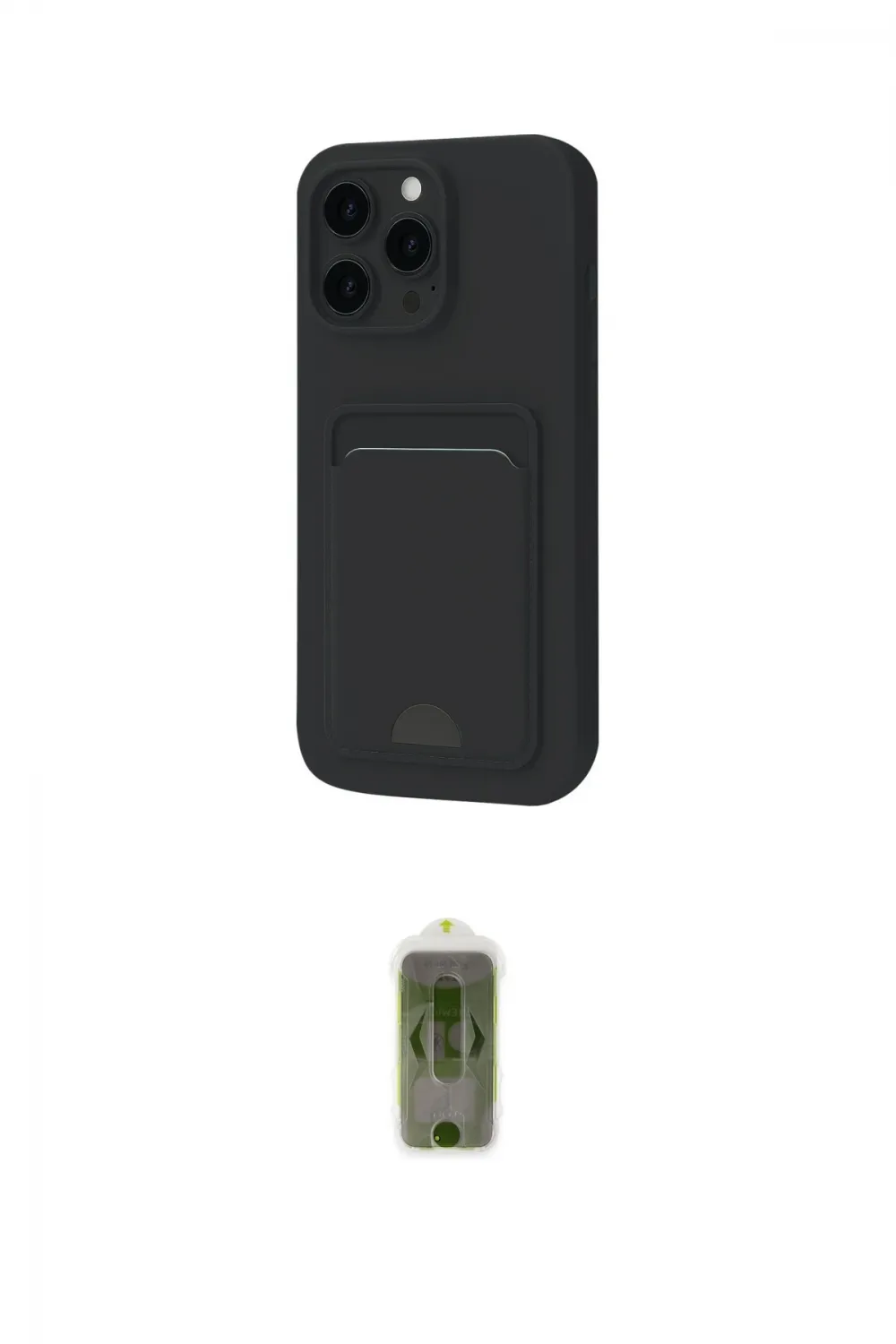 ieg™ iPhone 16 Pro Kılıf Vadi Çizgi Prime - Siyah Joko Magic 5D Hayalet Cam