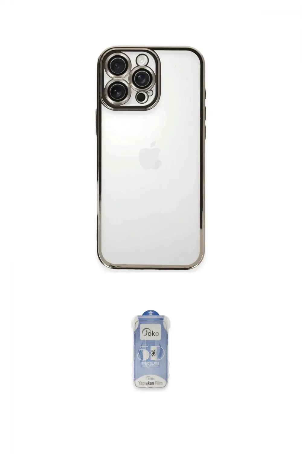 ieg™ iPhone 16 Pro Kılıf Vadi Minimal - Siyah Joko Magic 5D Cam
