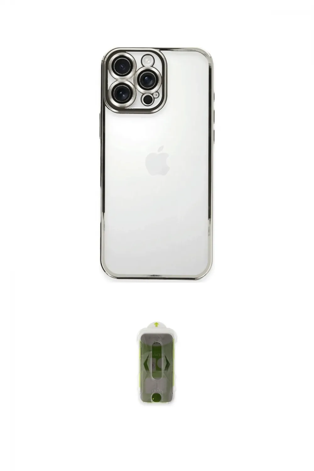 ieg™ iPhone 16 Pro Kılıf Vadi Minimal - Siyah Joko Magic 5D Hayalet Cam