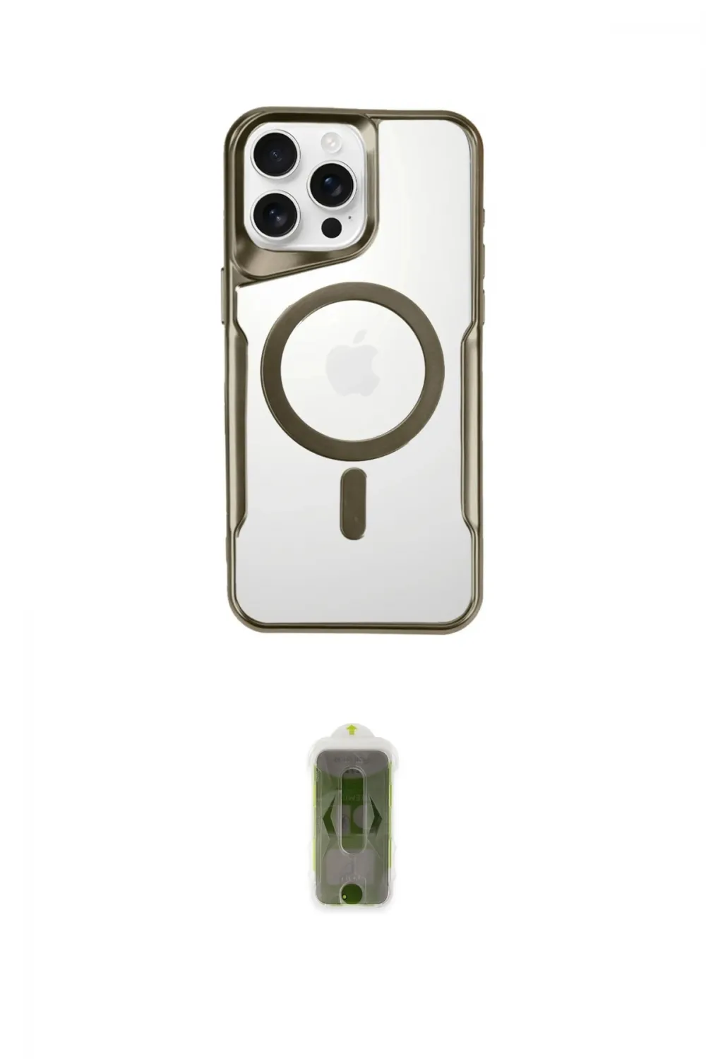 ieg™ iPhone 16 Pro Kılıf Yadigar Klasik Özel Seri - Siyah Joko Magic 5D Hayalet Cam