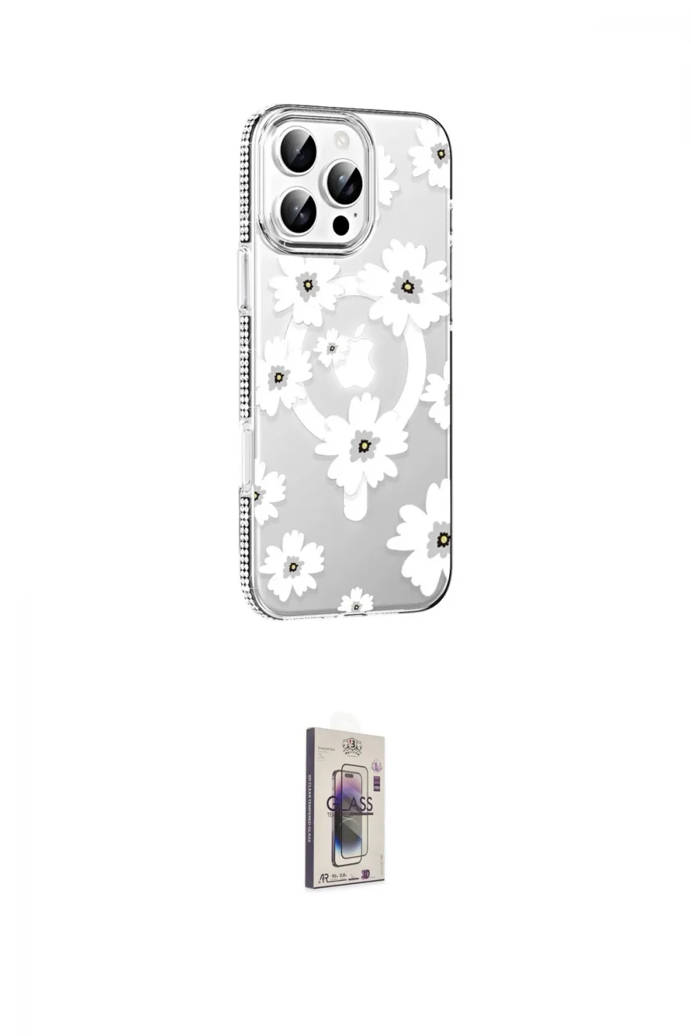 ieg™ iPhone 16 Pro Kılıf Yörünge Işık Prime - Siyah Bilvis 3D Cam Ekran Koruyucu