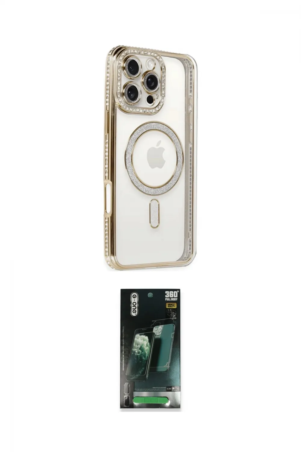 ieg™ iPhone 16 Pro Kılıf Zirve Doku Prime - Siyah 360 Mat Full Body Arka Koruyucu