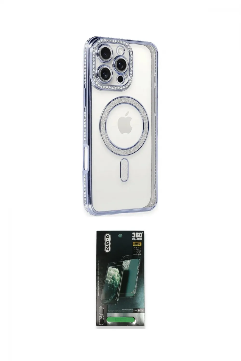 ieg™ iPhone 16 Pro Kılıf Zirve Doku Prime - Siyah 360 Mat Full Body Arka Koruyucu