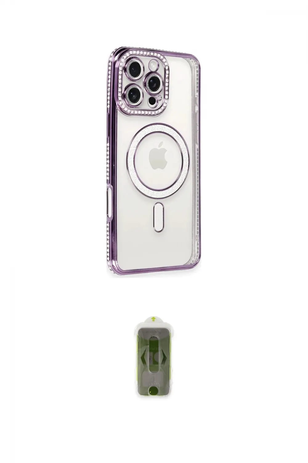 ieg™ iPhone 16 Pro Kılıf Zirve Doku Prime - Siyah Joko Magic 5D Hayalet Cam