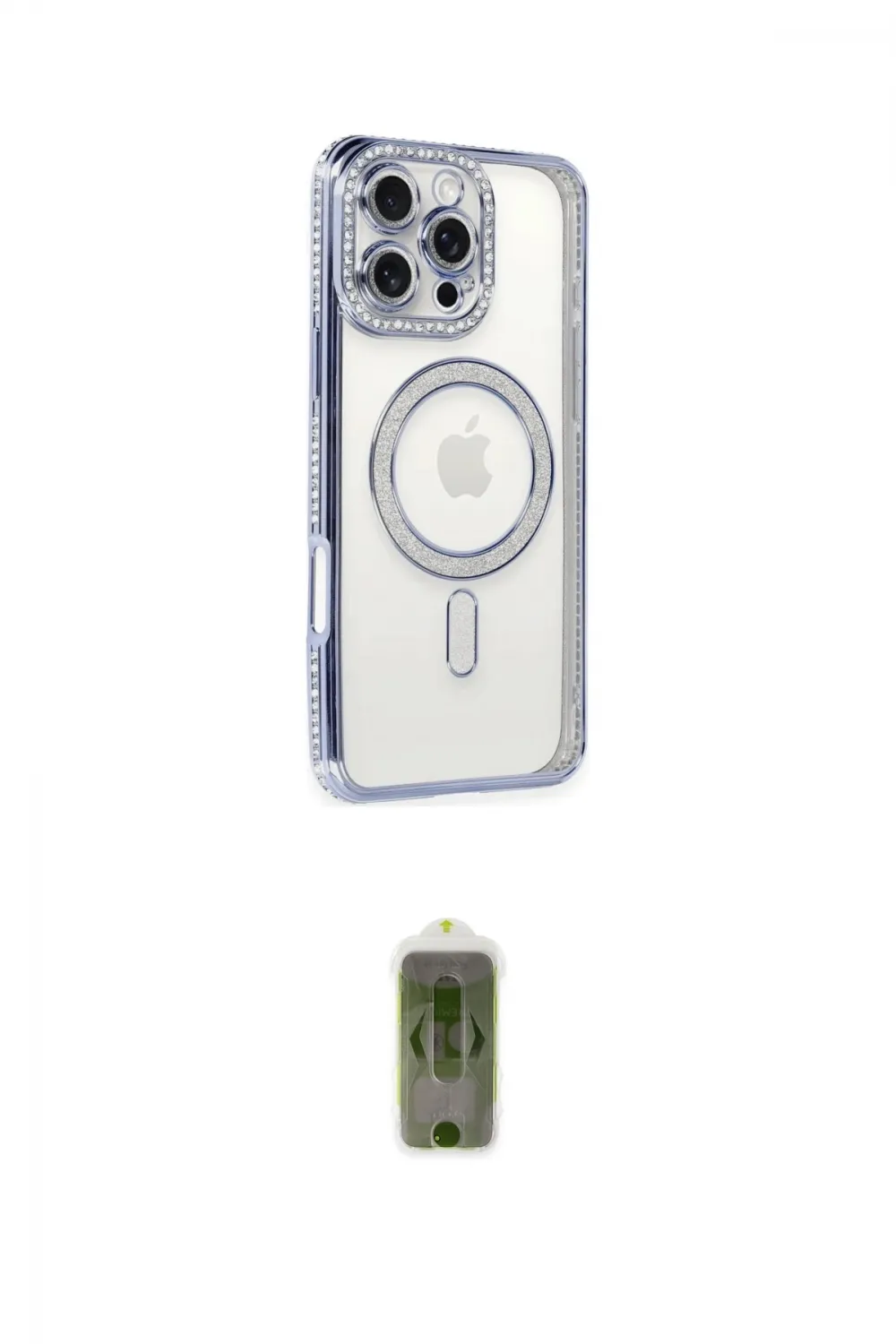 ieg™ iPhone 16 Pro Kılıf Zirve Doku Prime - Siyah Joko Magic 5D Hayalet Cam