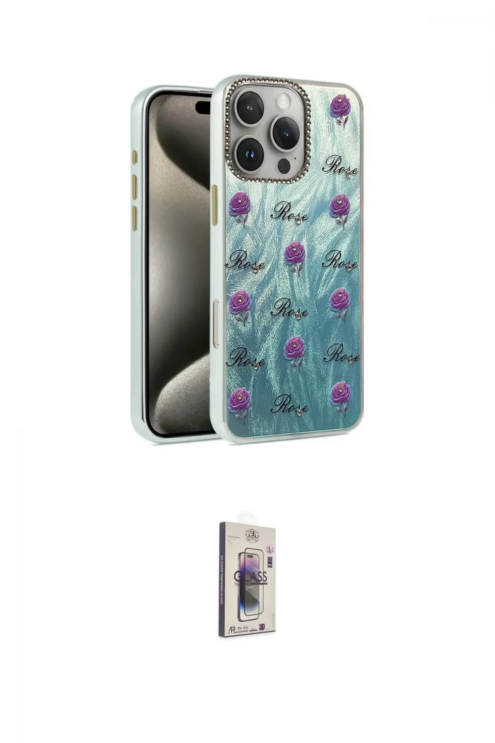 ieg™ iPhone 16 Pro Kılıf Zirve Modern Prime - Siyah Bilvis 3D Cam Ekran Koruyucu