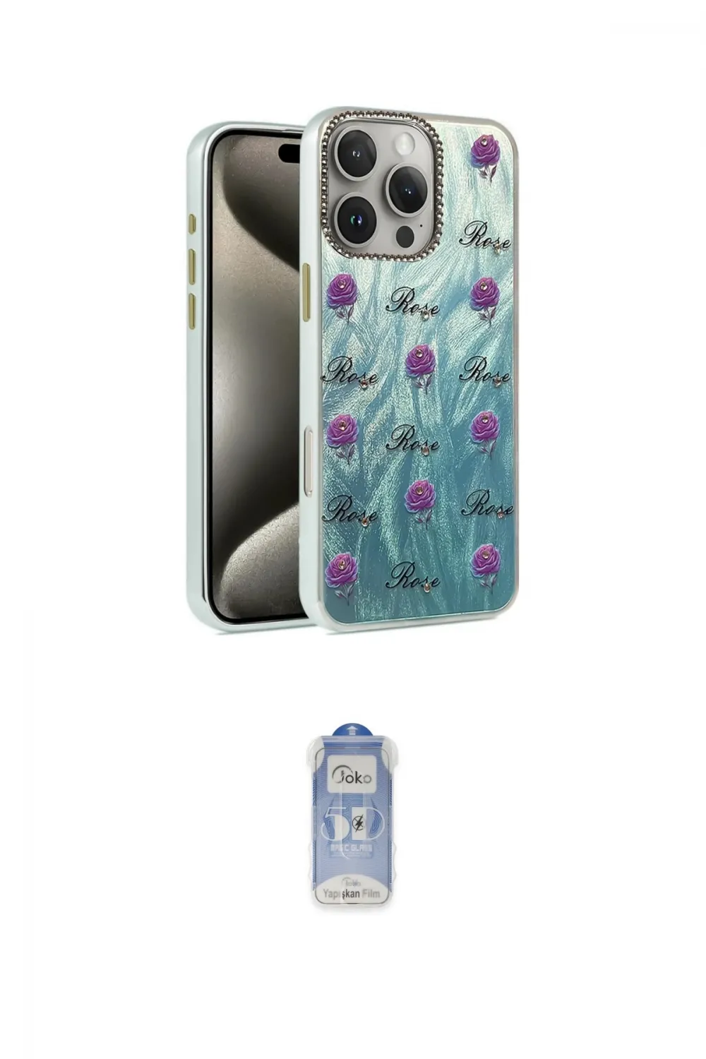 ieg™ iPhone 16 Pro Kılıf Zirve Modern Prime - Siyah Joko Magic 5D Cam