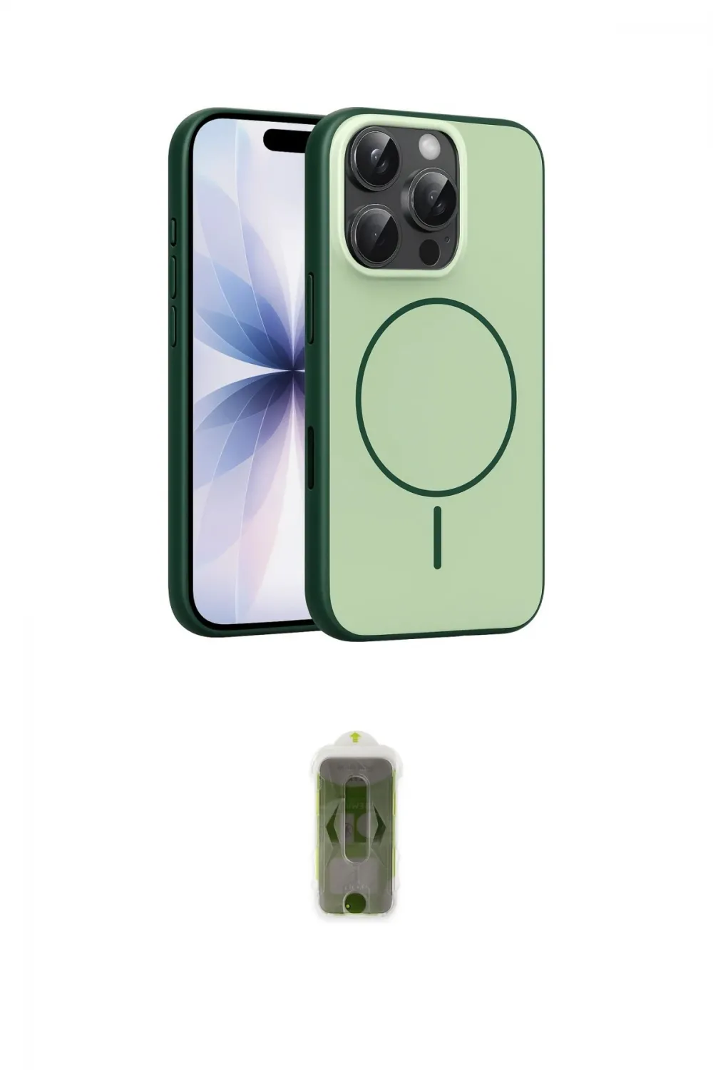 ieg™ iPhone 16 Pro Max Kılıf Atlas Asil Prime - Siyah Joko Magic 5D Hayalet Cam