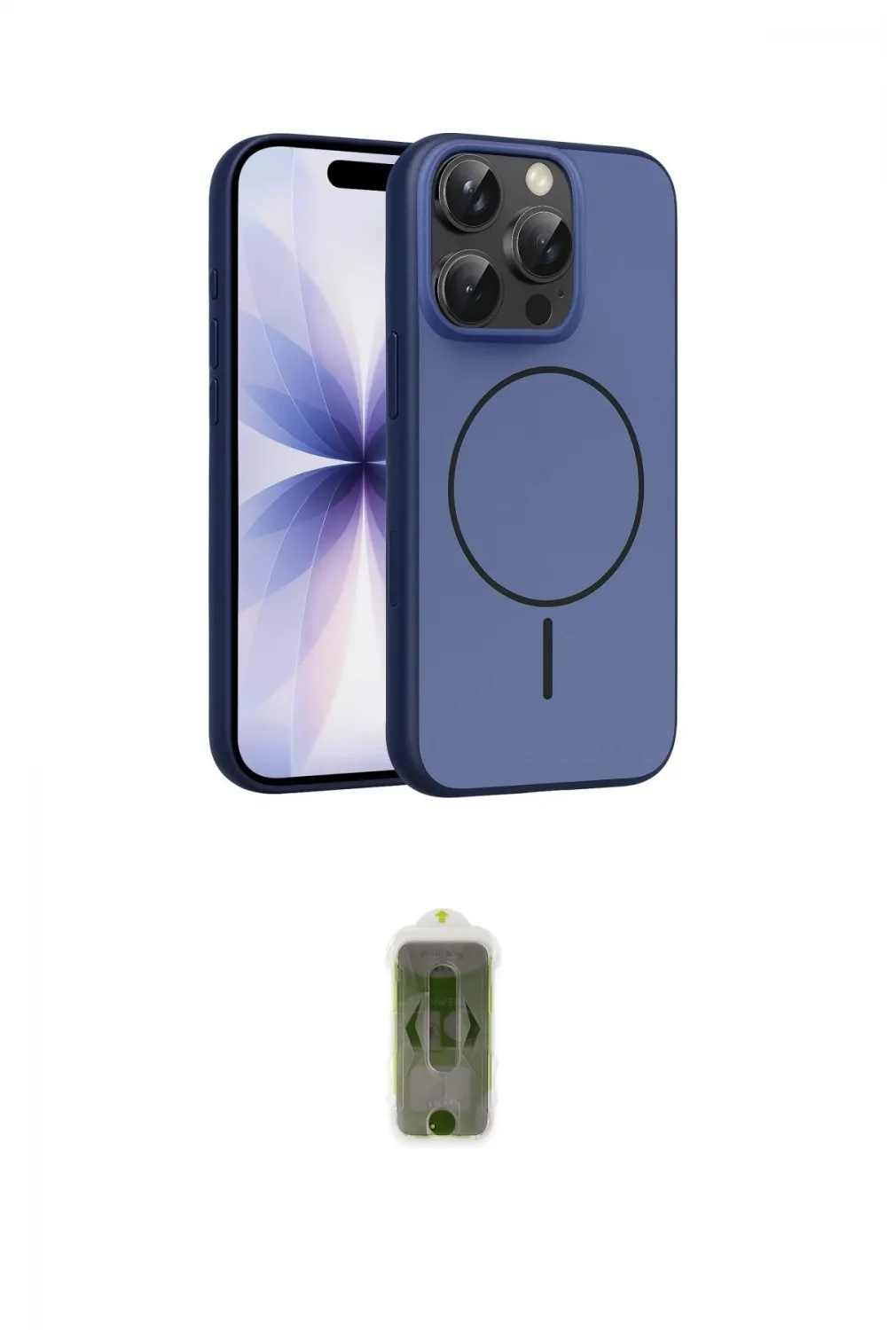 ieg™ iPhone 16 Pro Max Kılıf Atlas Asil Prime - Siyah Joko Magic 5D Hayalet Cam