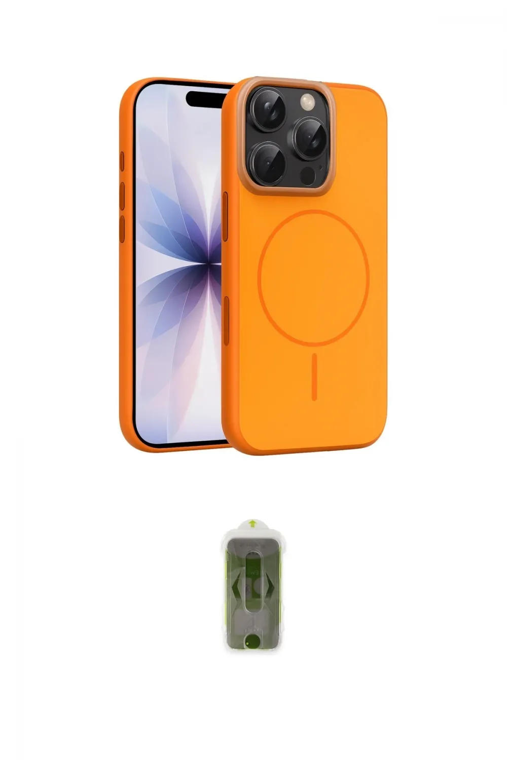 ieg™ iPhone 16 Pro Max Kılıf Atlas Asil Prime - Siyah Joko Magic 5D Hayalet Cam