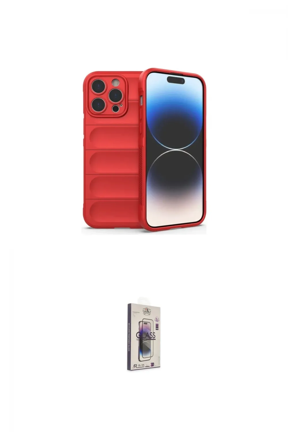 ieg™ iPhone 16 Pro Max Kılıf Atlas Koleksiyonu - Siyah Bilvis 3D Cam Ekran Koruyucu