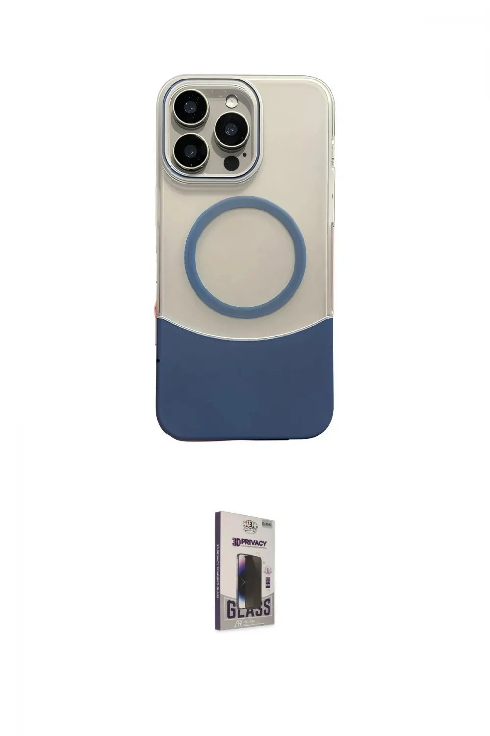 ieg™ iPhone 16 Pro Max Kılıf Kozmos Form Özel Seri - Siyah Bilvis Hayalet Cam Ekran Koruyucu
