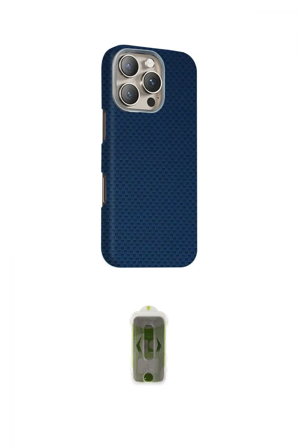 ieg™ iPhone 16 Pro Max Kılıf Kozmos Klasik Prime - Siyah Joko Magic 5D Hayalet Cam