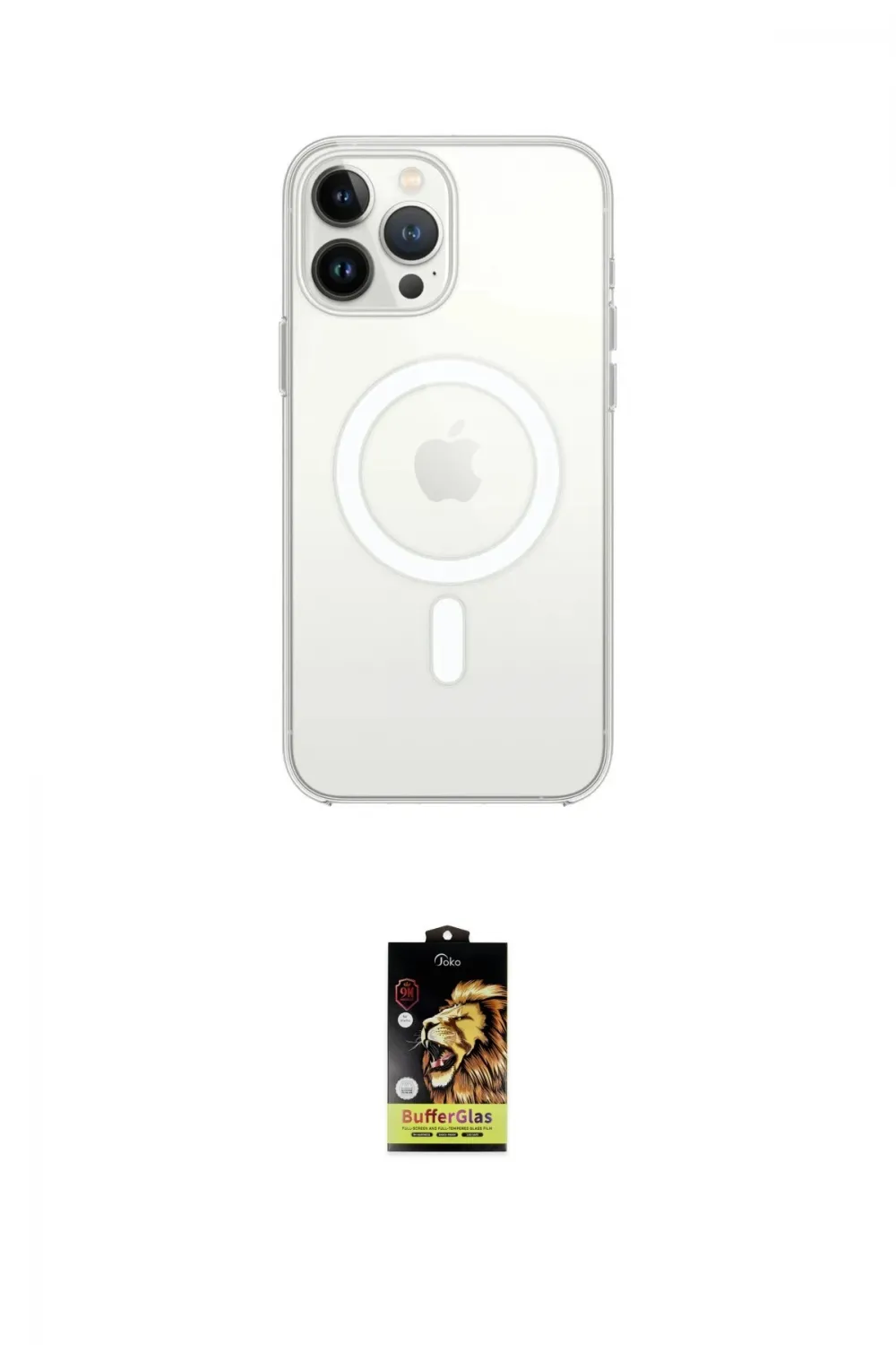 ieg™ iPhone 16 Pro Max Kılıf Kutup Klasik Serisi - Siyah Buffer Cam Ekran Koruyucu
