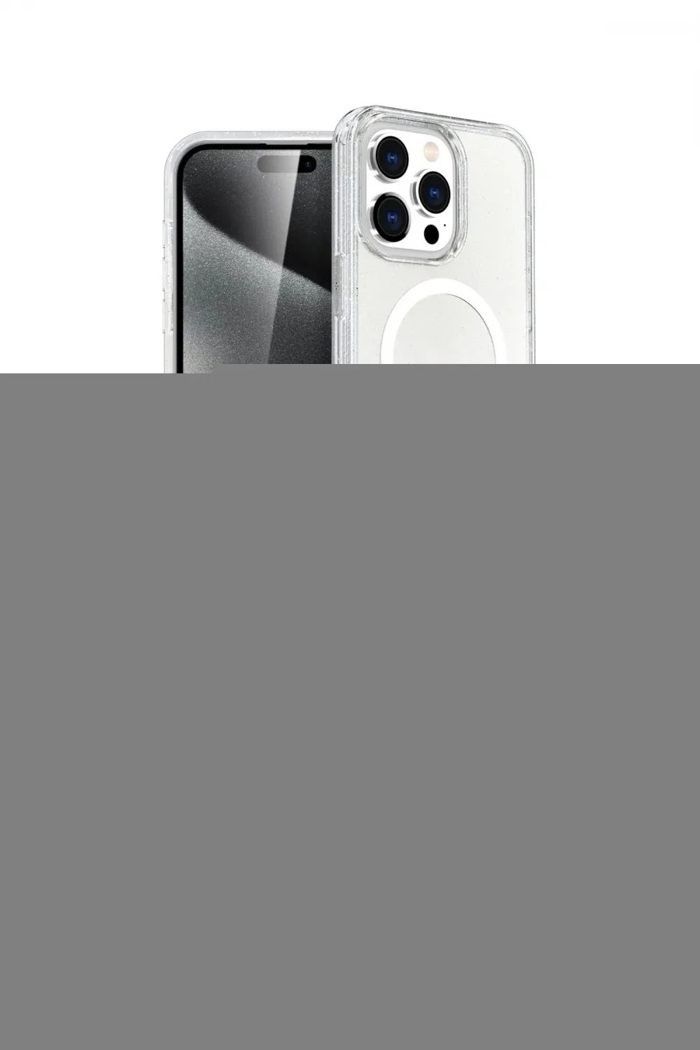 ieg™ iPhone 16 Pro Max Kılıf Nova Asil Prime - Şeffaf 360 Full Body Arka Koruyucu