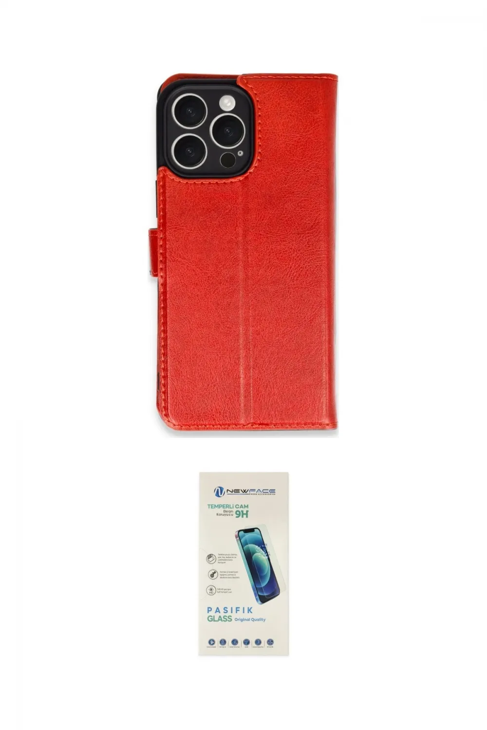 ieg™ iPhone 16 Pro Max Kılıf Siluet Işık Serisi - Şeffaf Pasifik Cam Ekran Koruyucu