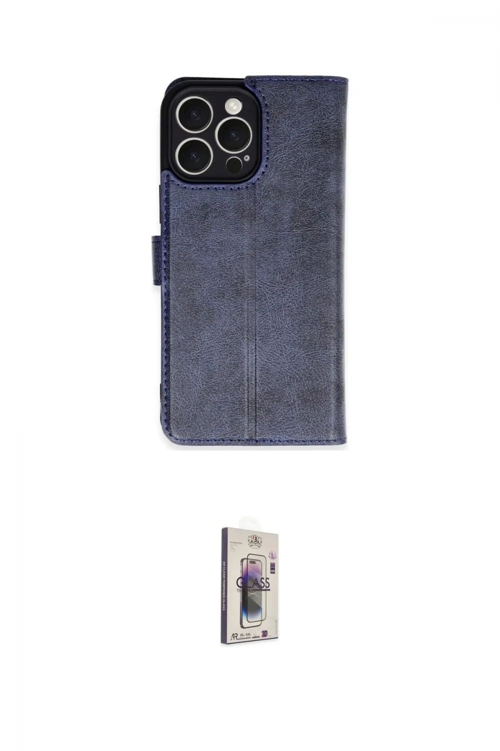 ieg™ iPhone 16 Pro Max Kılıf Siluet Işık Serisi - Siyah Bilvis 3D Cam Ekran Koruyucu