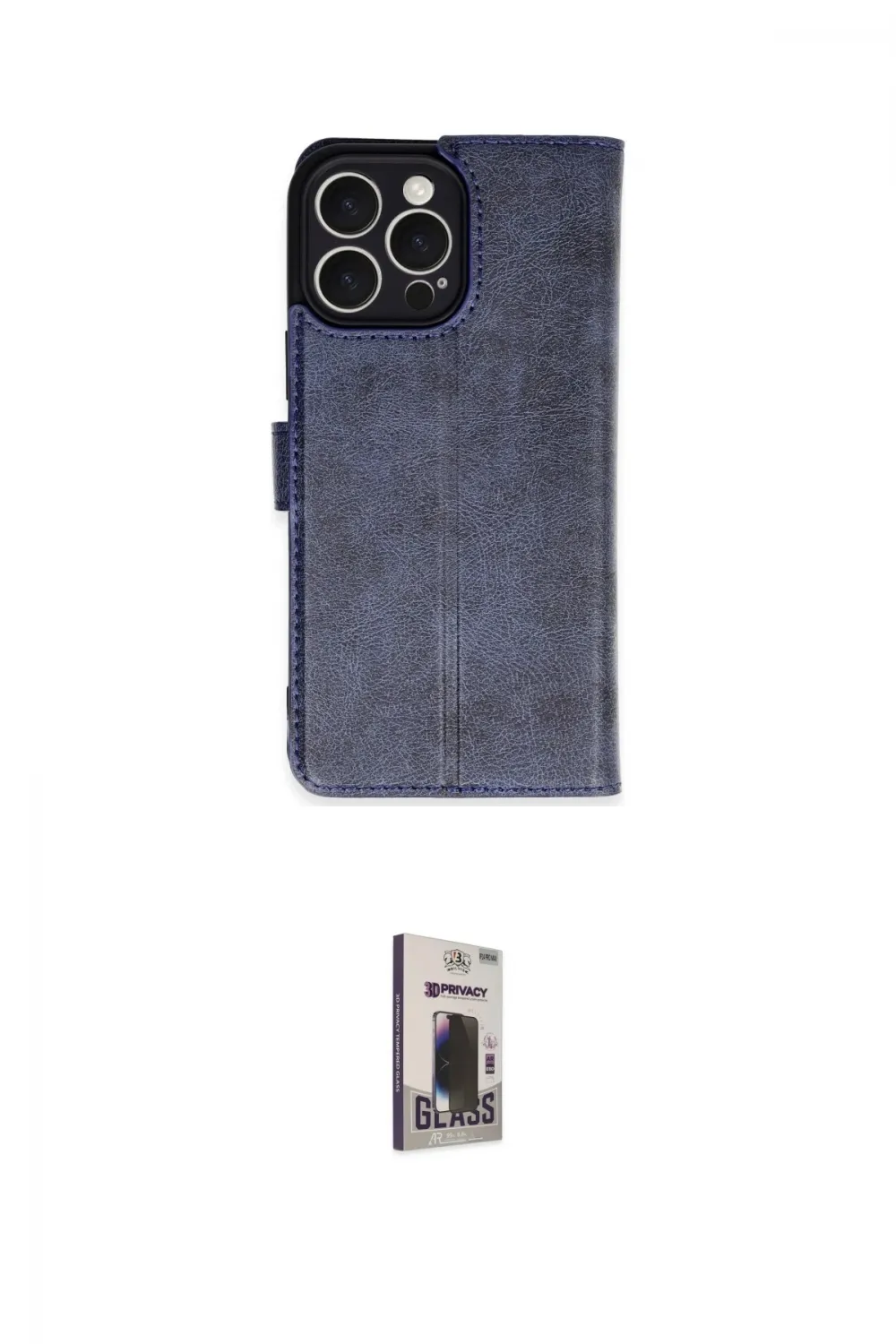 ieg™ iPhone 16 Pro Max Kılıf Siluet Işık Serisi - Siyah Bilvis Hayalet Cam Ekran Koruyucu