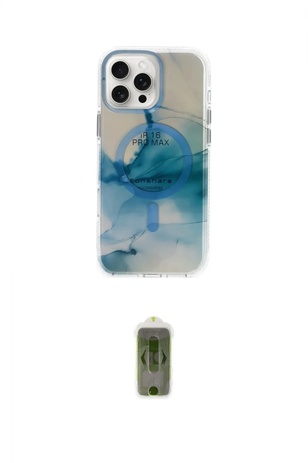 ieg™ iPhone 16 Pro Max Kılıf Ufuk Doku Prime - Siyah Joko Magic 5D Hayalet Cam