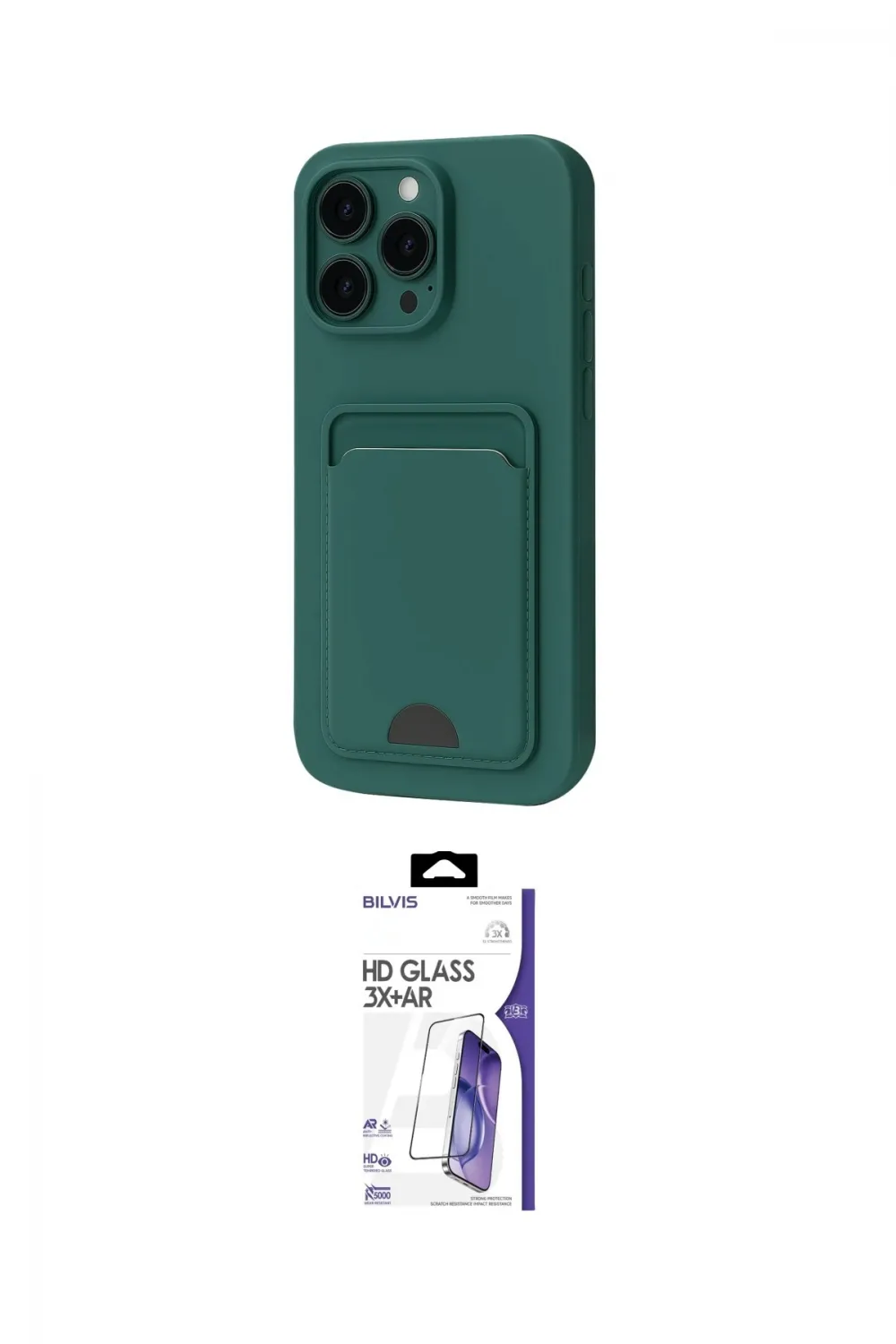 ieg™ iPhone 16 Pro Max Kılıf Vadi Çizgi Prime - Siyah Bilvis 3X AR HD Cam Ekran Koruyucu
