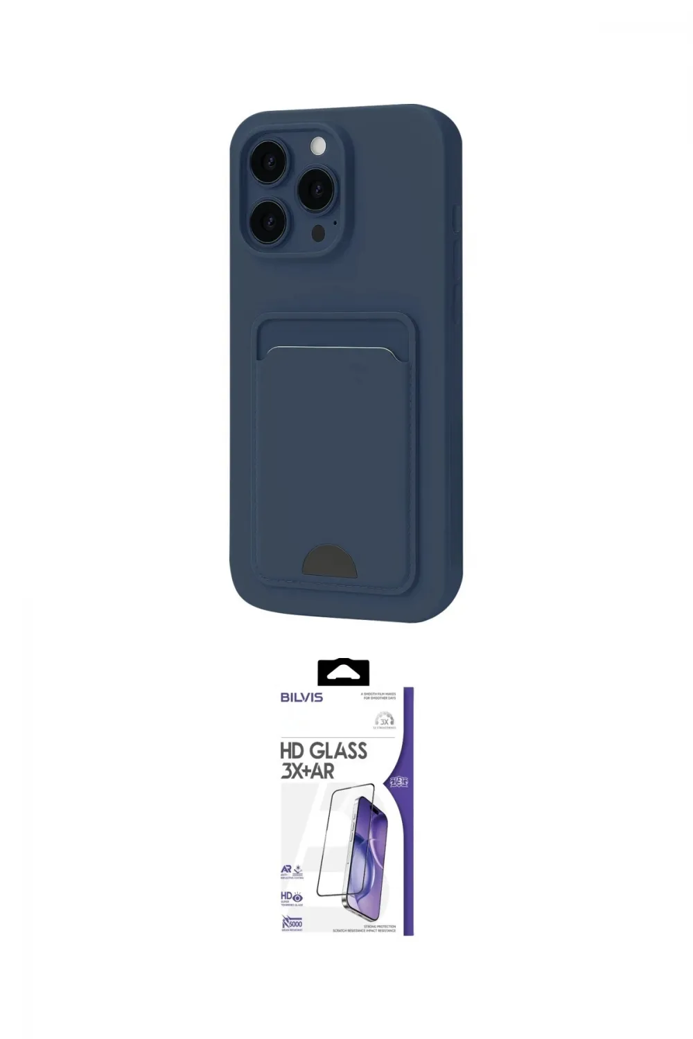 ieg™ iPhone 16 Pro Max Kılıf Vadi Çizgi Prime - Siyah Bilvis 3X AR HD Cam Ekran Koruyucu